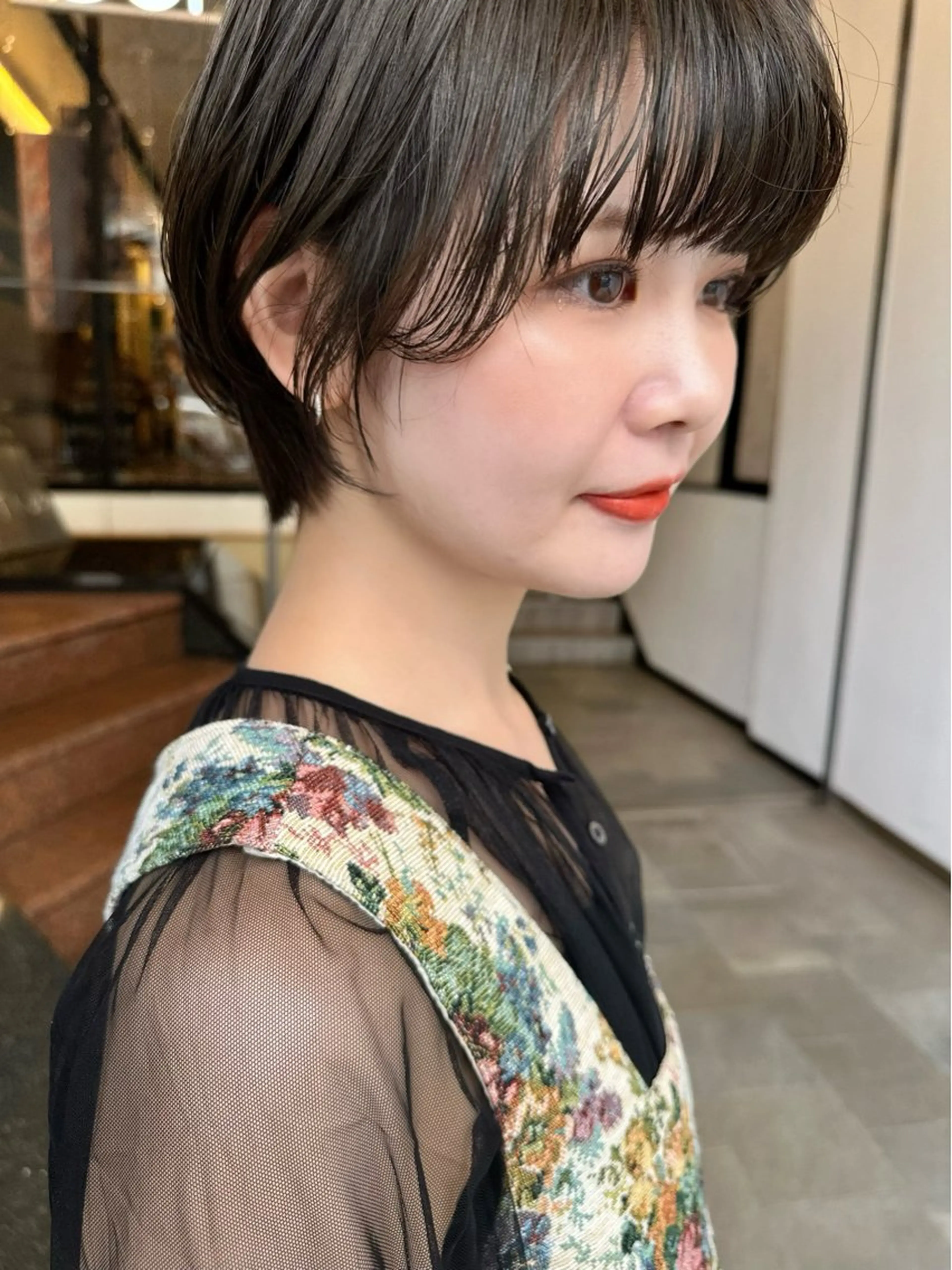 ショート カラー her  by RIN hair所属・再現性×メンズヘア/ 表参道/MOMONEのヘアスタイル