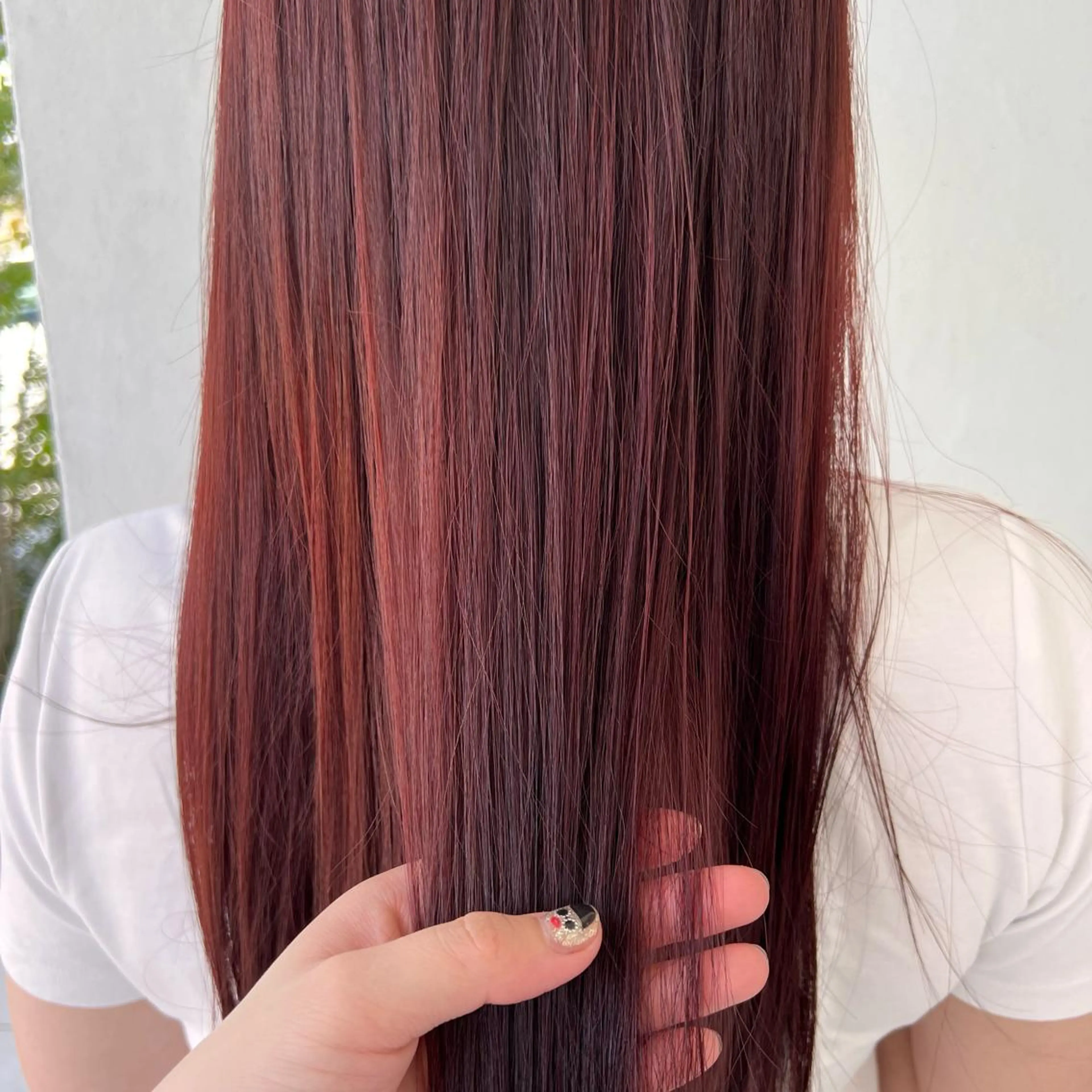 ロング 髪質改善 切りっぱなしボブ 👩🏼ミニボブのヘアスタイル