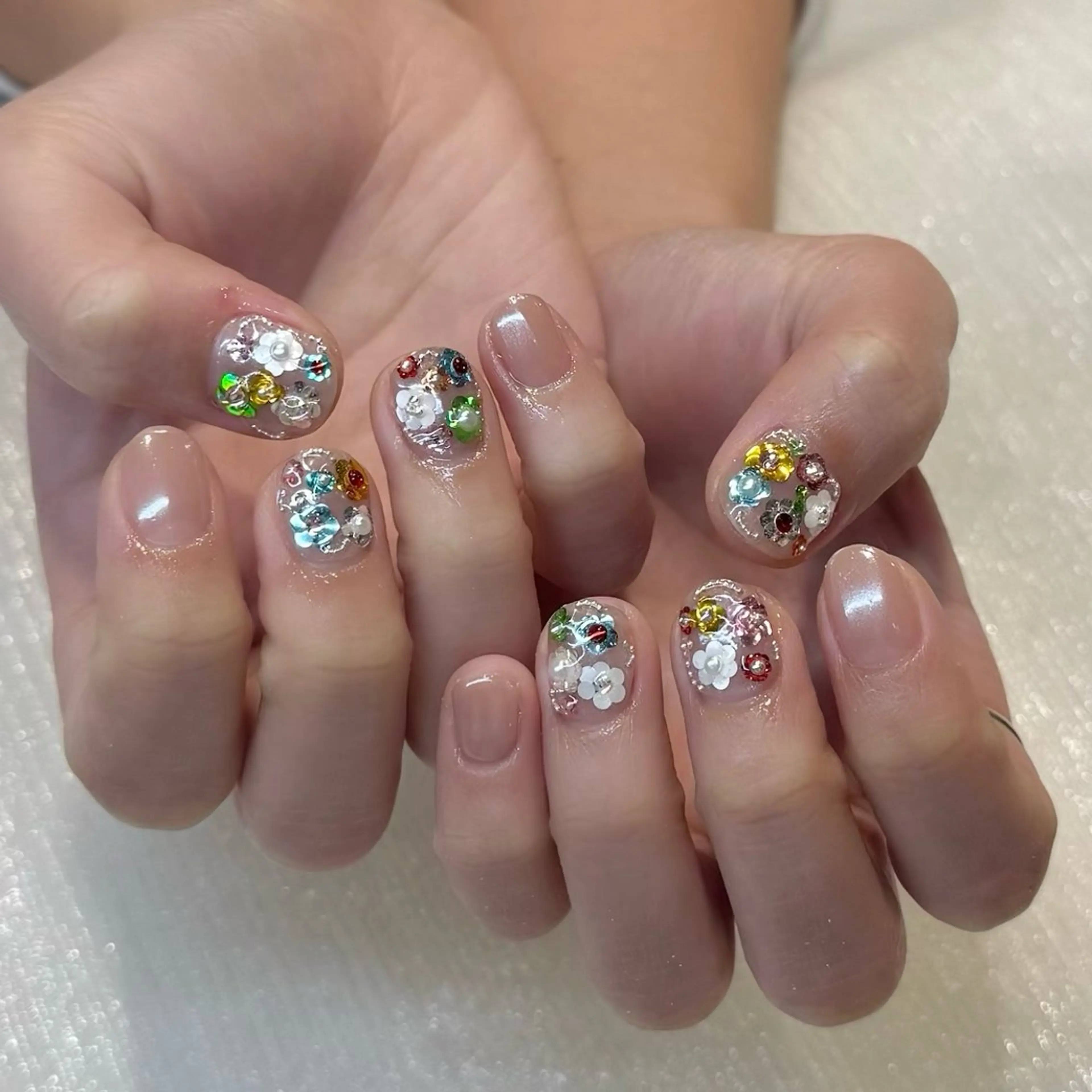 ネイル ハンドネイル 新井 ひなののネイルデザイン