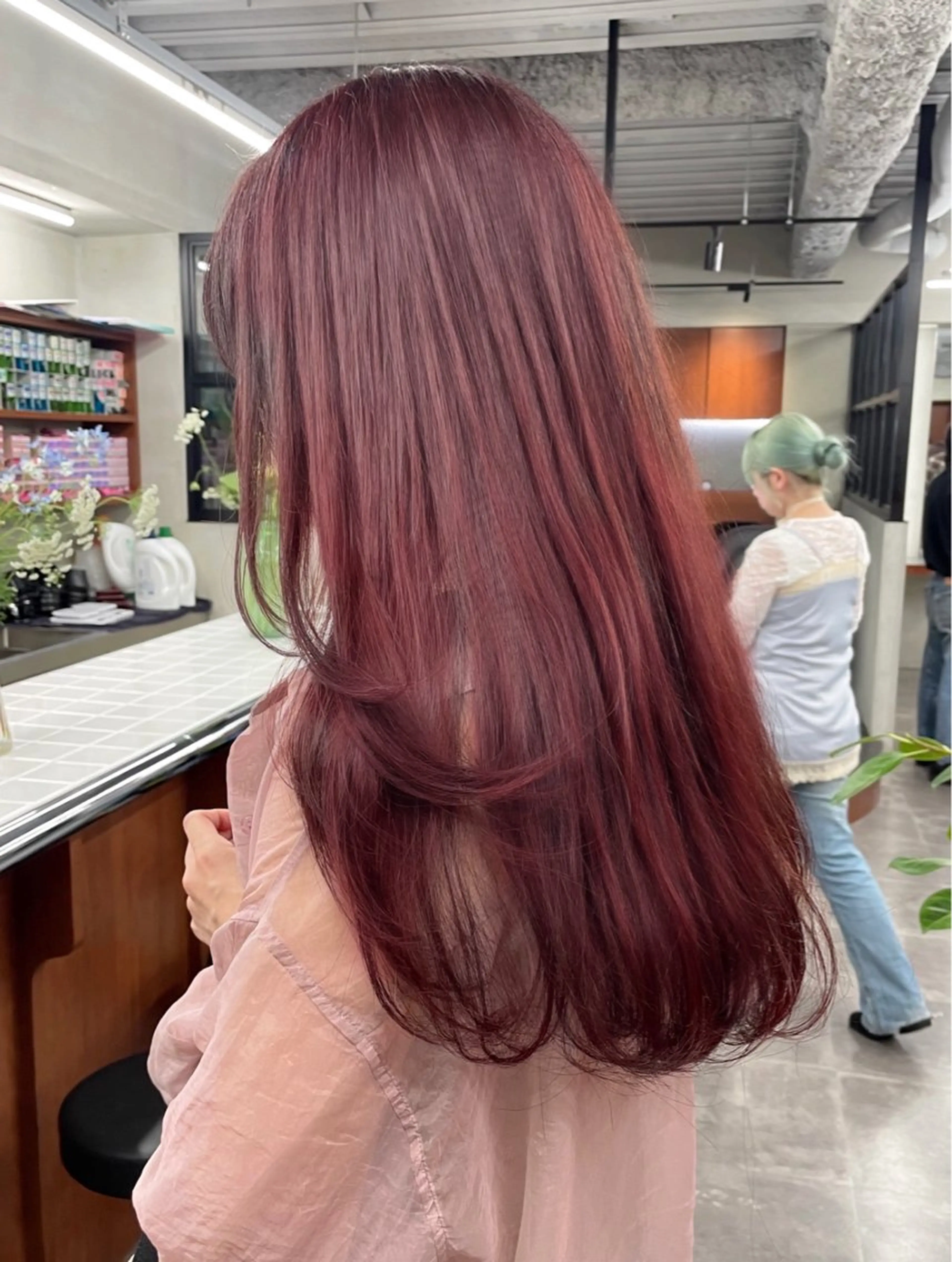 ロング カラー カット ヘアカラー 🍒暖色カラー🍒 渋谷/YUUのヘアスタイル