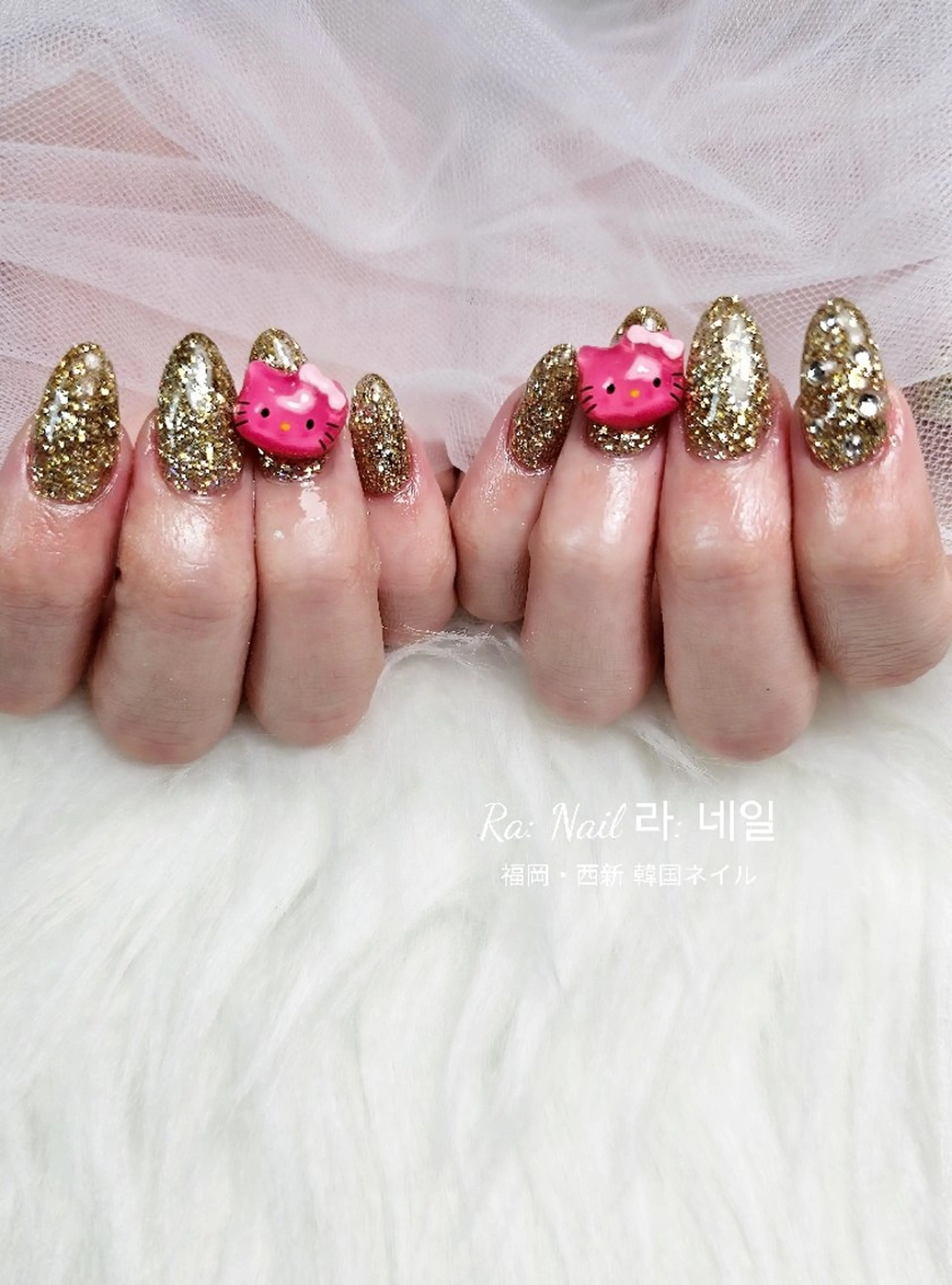 ネイル スカルプネイル Ra: Nail所属・Ra: nail    西新 韓国ネイルのネイルデザイン