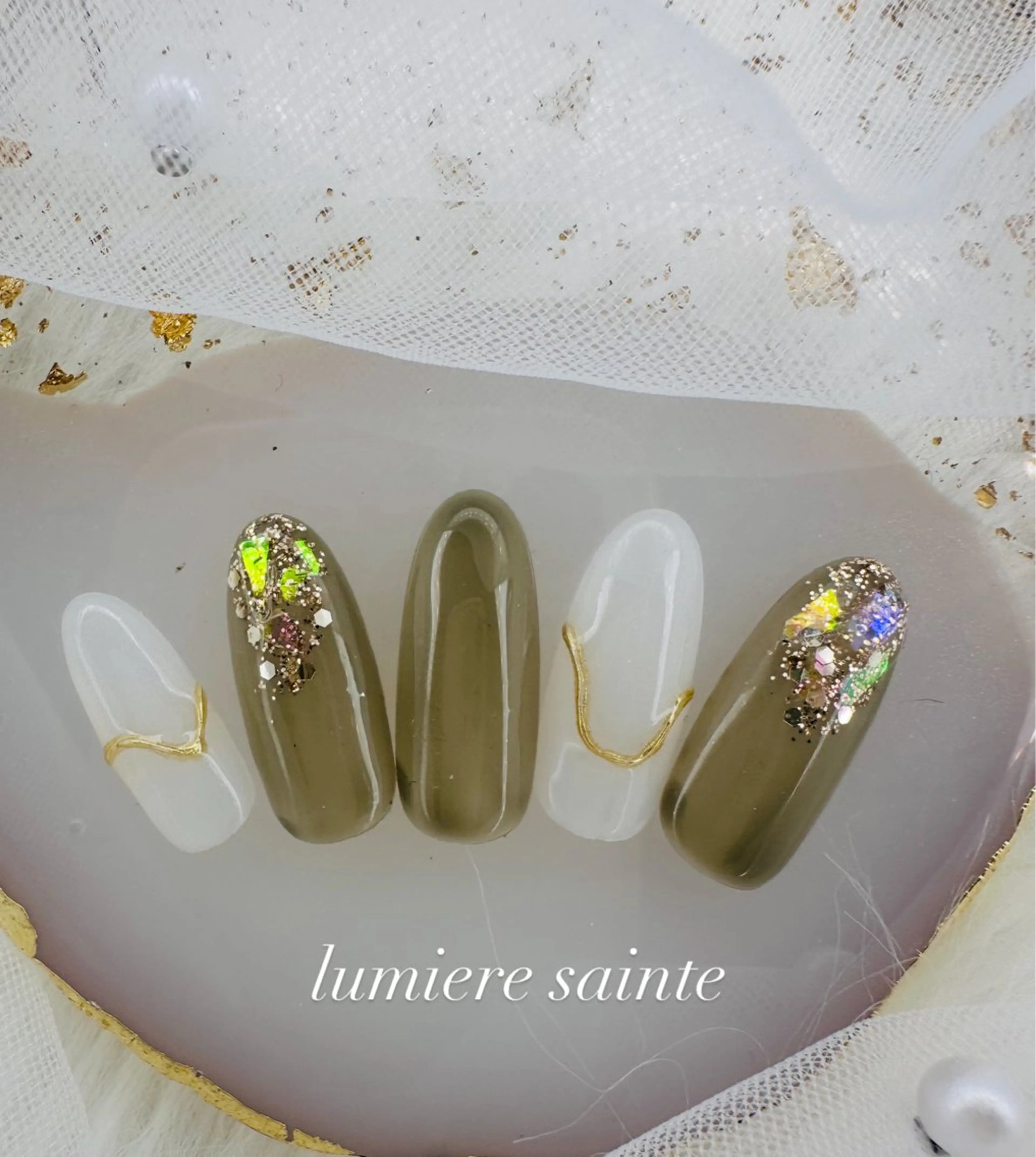 ネイル lumière saintenailのネイルデザイン