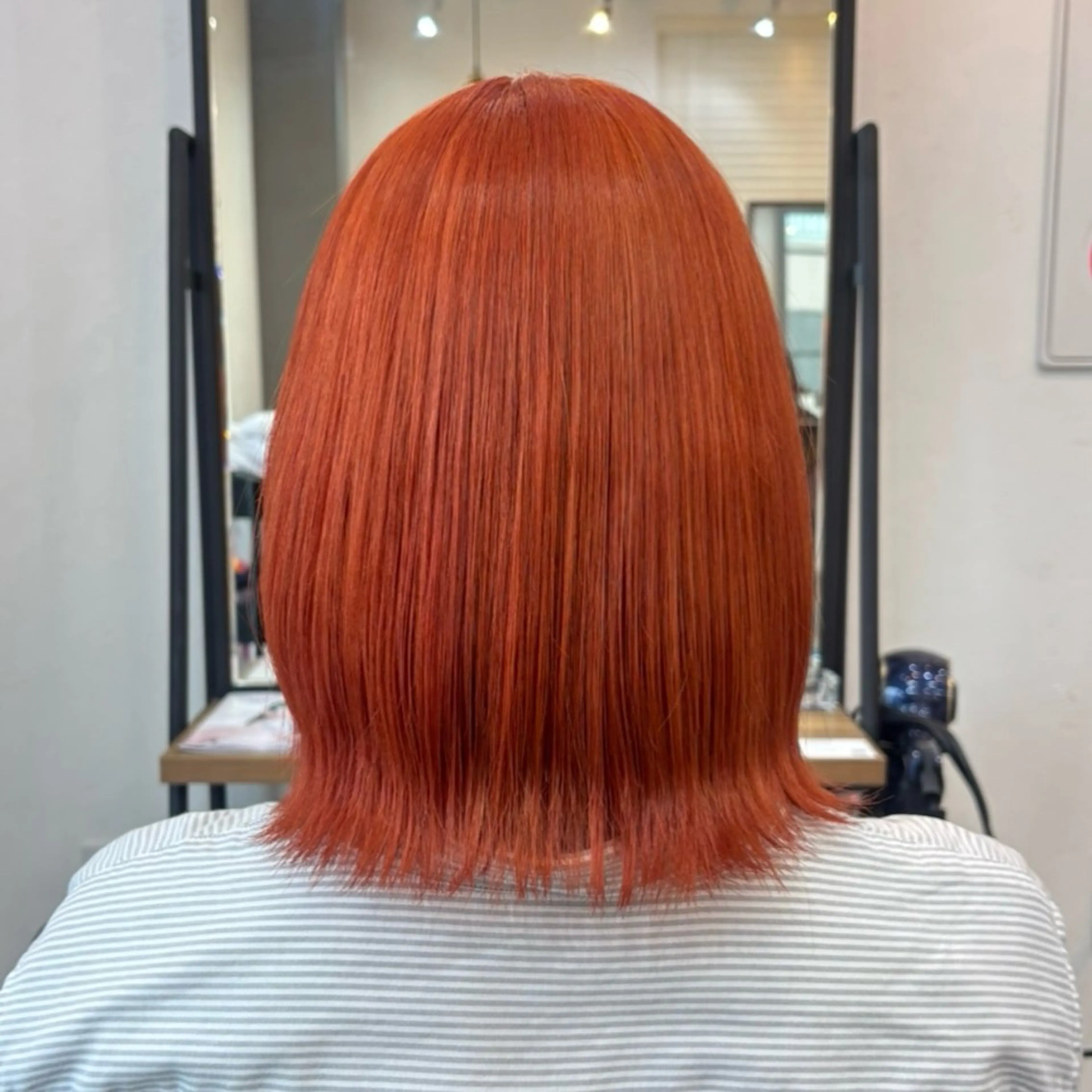 ミディアム カラー ヘアカラー トリートメント DEST ゆりかのヘアスタイル