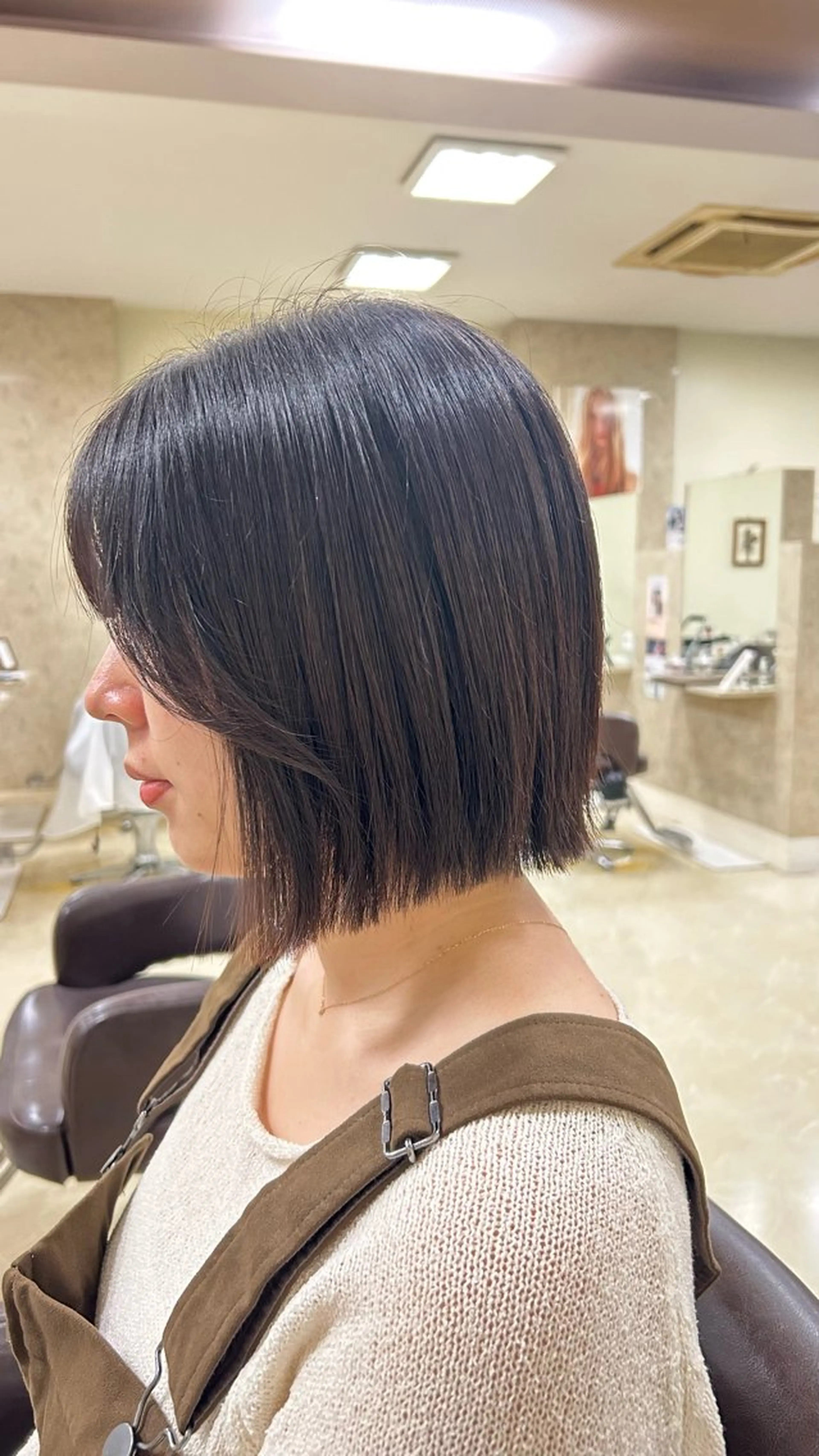 ミディアム ふくどめ りなのヘアスタイル