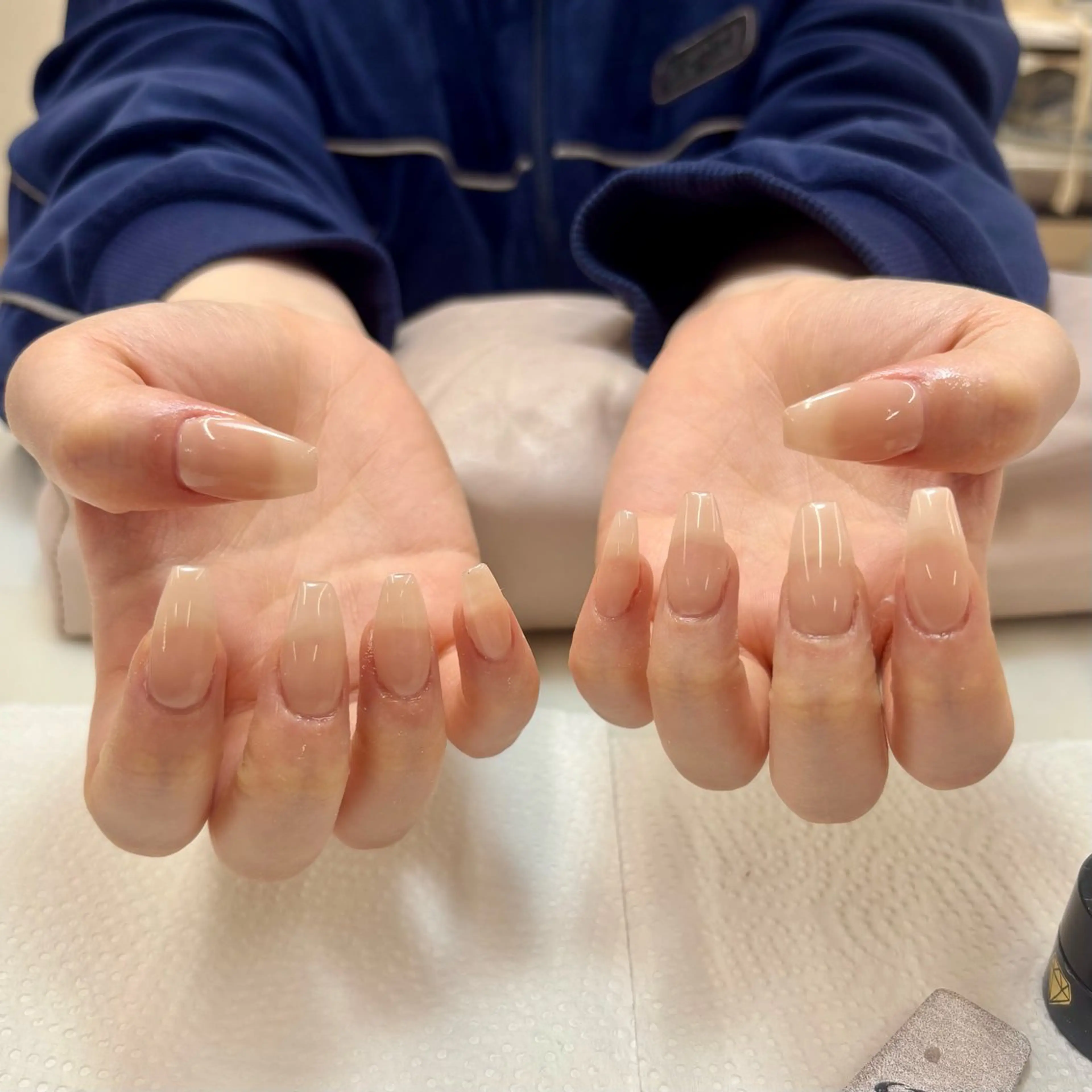 【チップ10本長さ出し】オフ無しワンカラーの写真