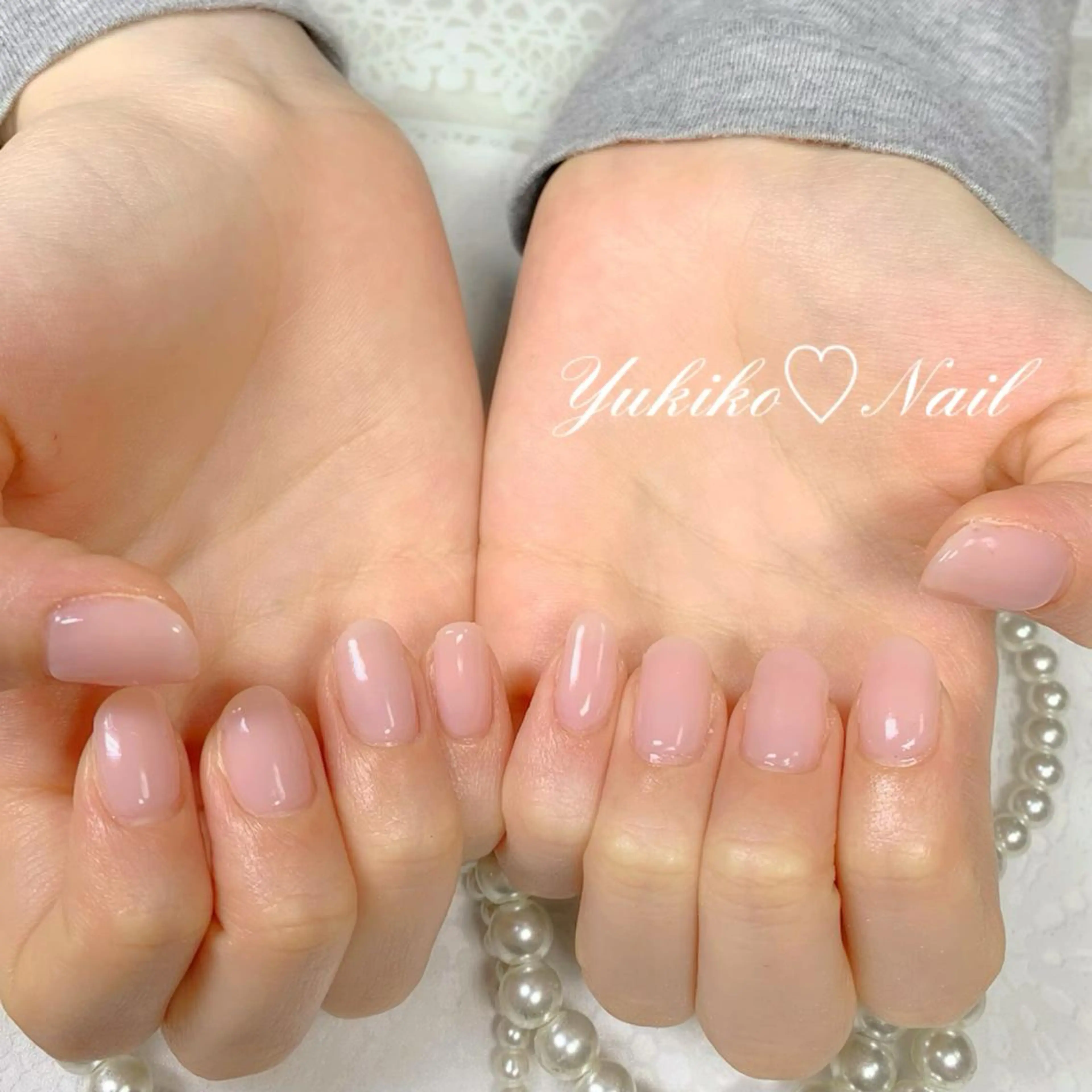 ネイル オフィスネイル ワンカラーネイル ハンドネイル ユキコ ネイルのネイルデザイン