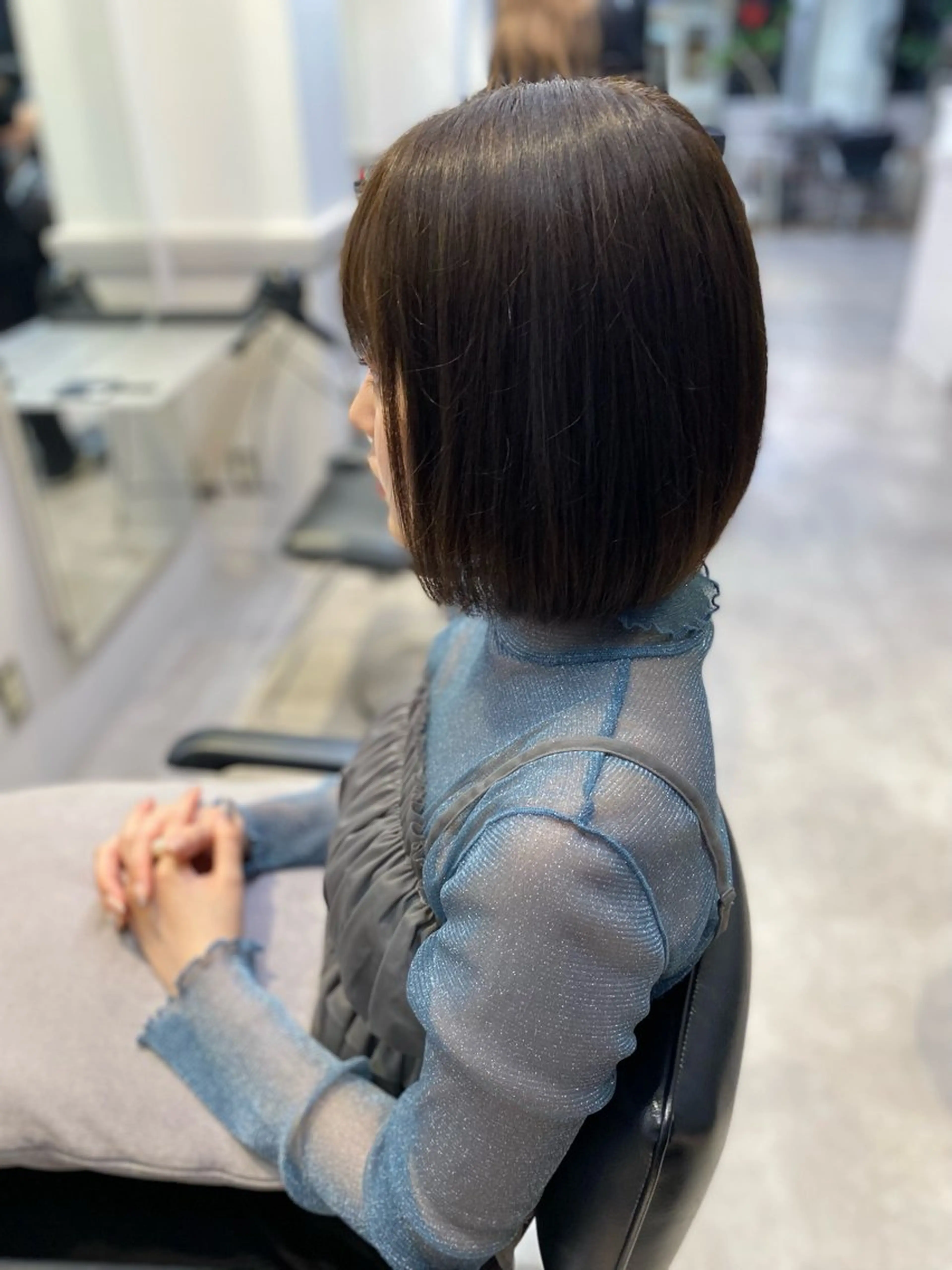 ショート ボブカット/ 尾崎龍聖のヘアスタイル