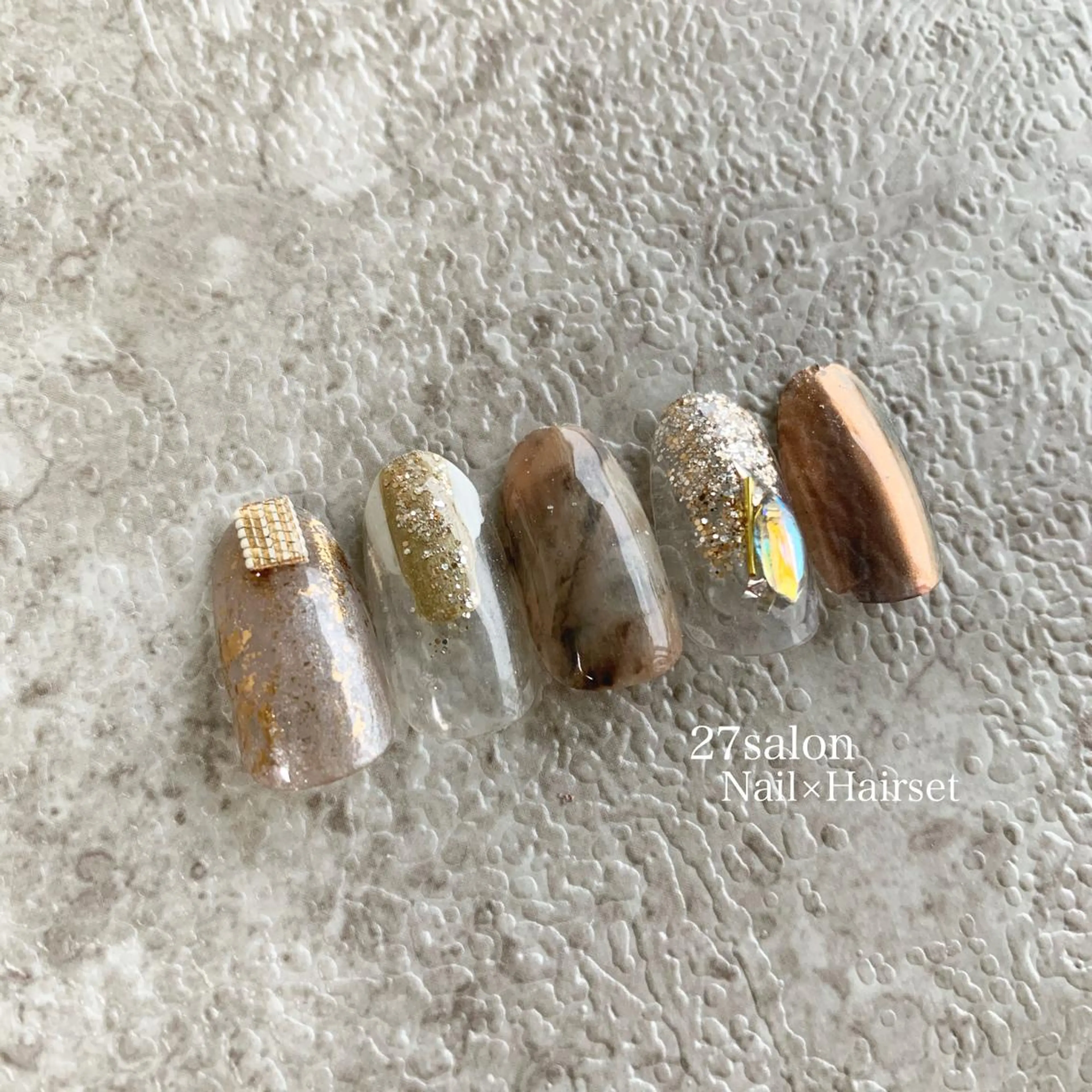 ネイル ニュアンスネイル 27salon yuinaのネイルデザイン