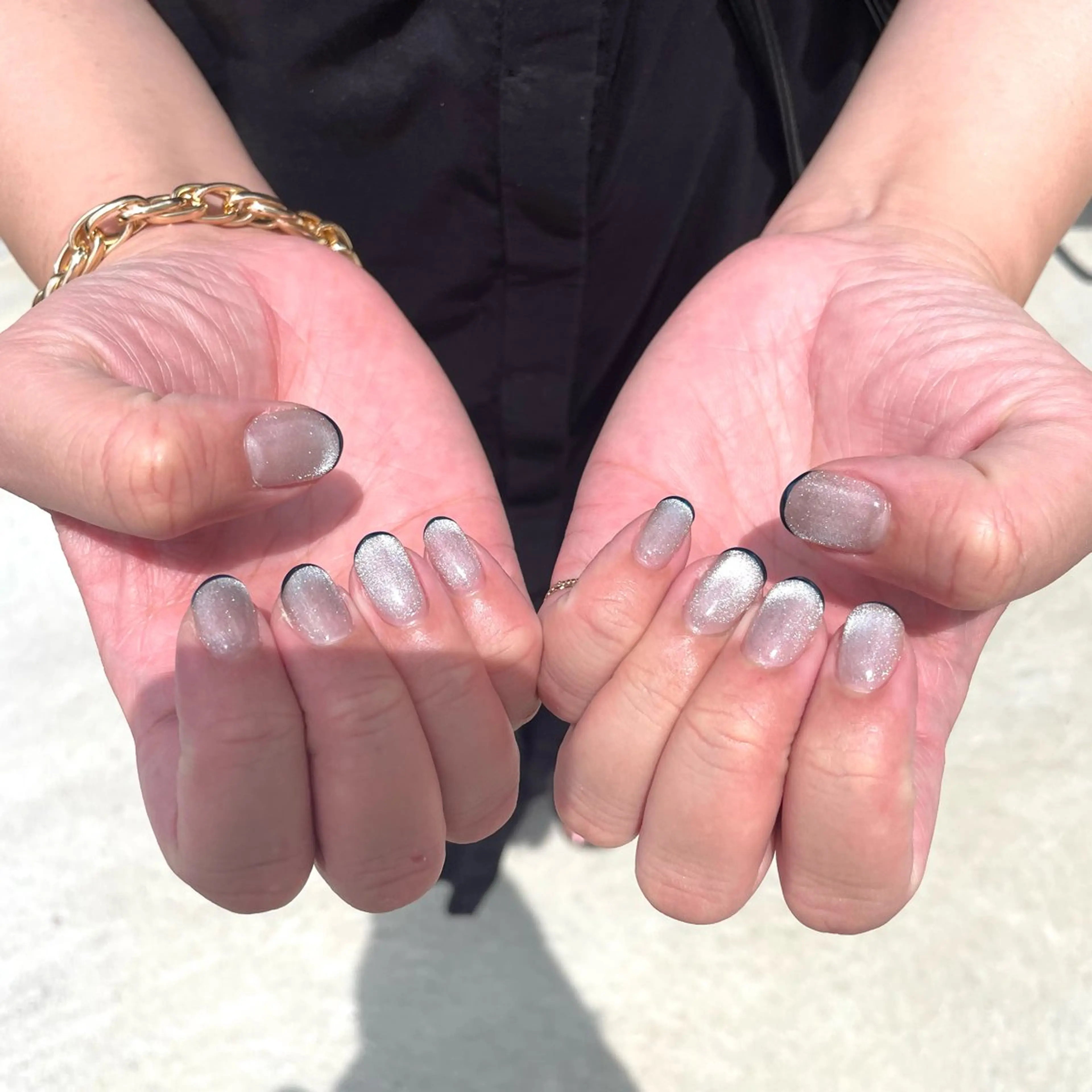 ネイル ハンドネイル Sea  nail by emaのネイルデザイン