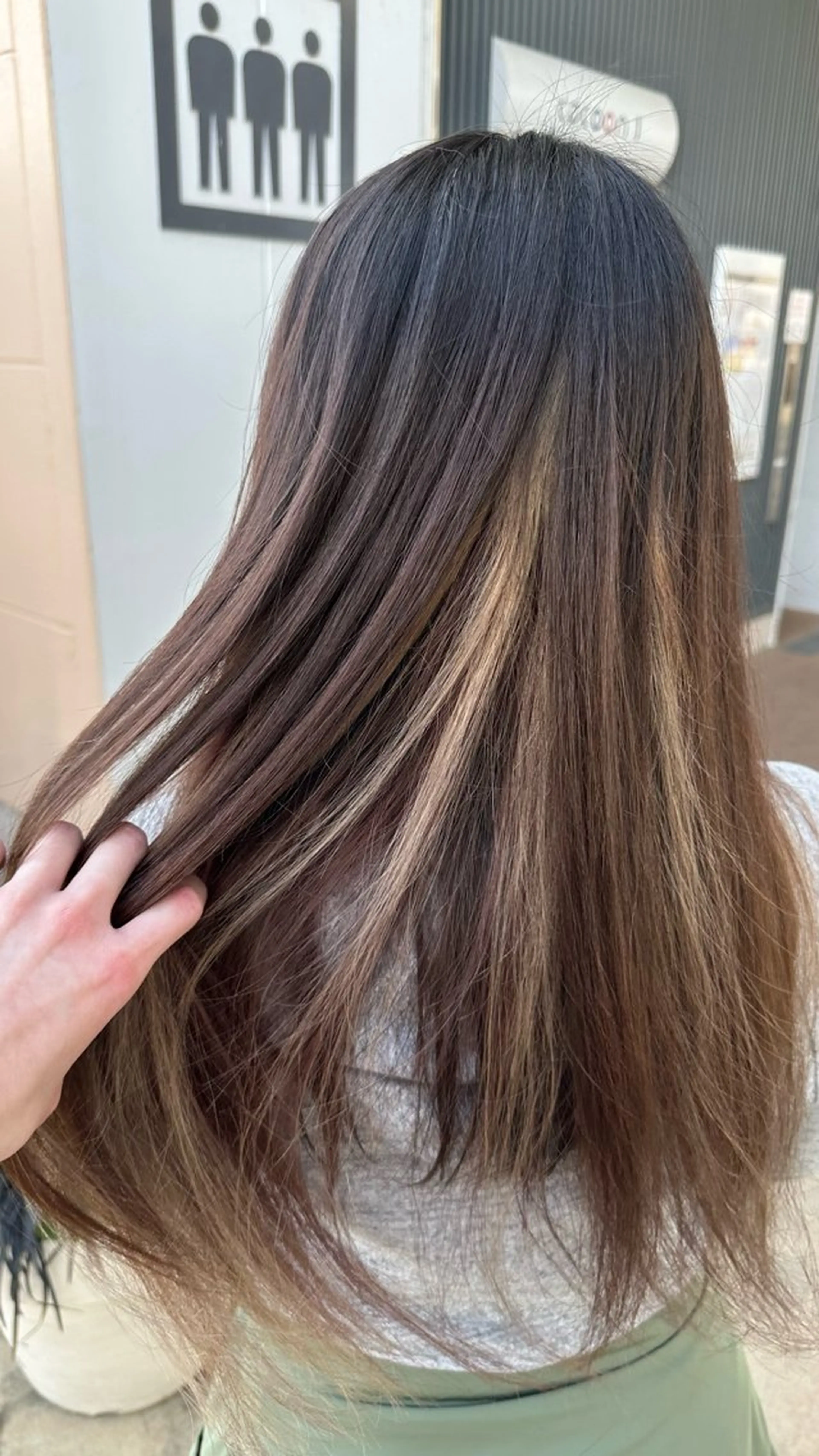 ロング カラー 小顔ボブ/お悩み解決 /ボブパーマ/とういのヘアスタイル