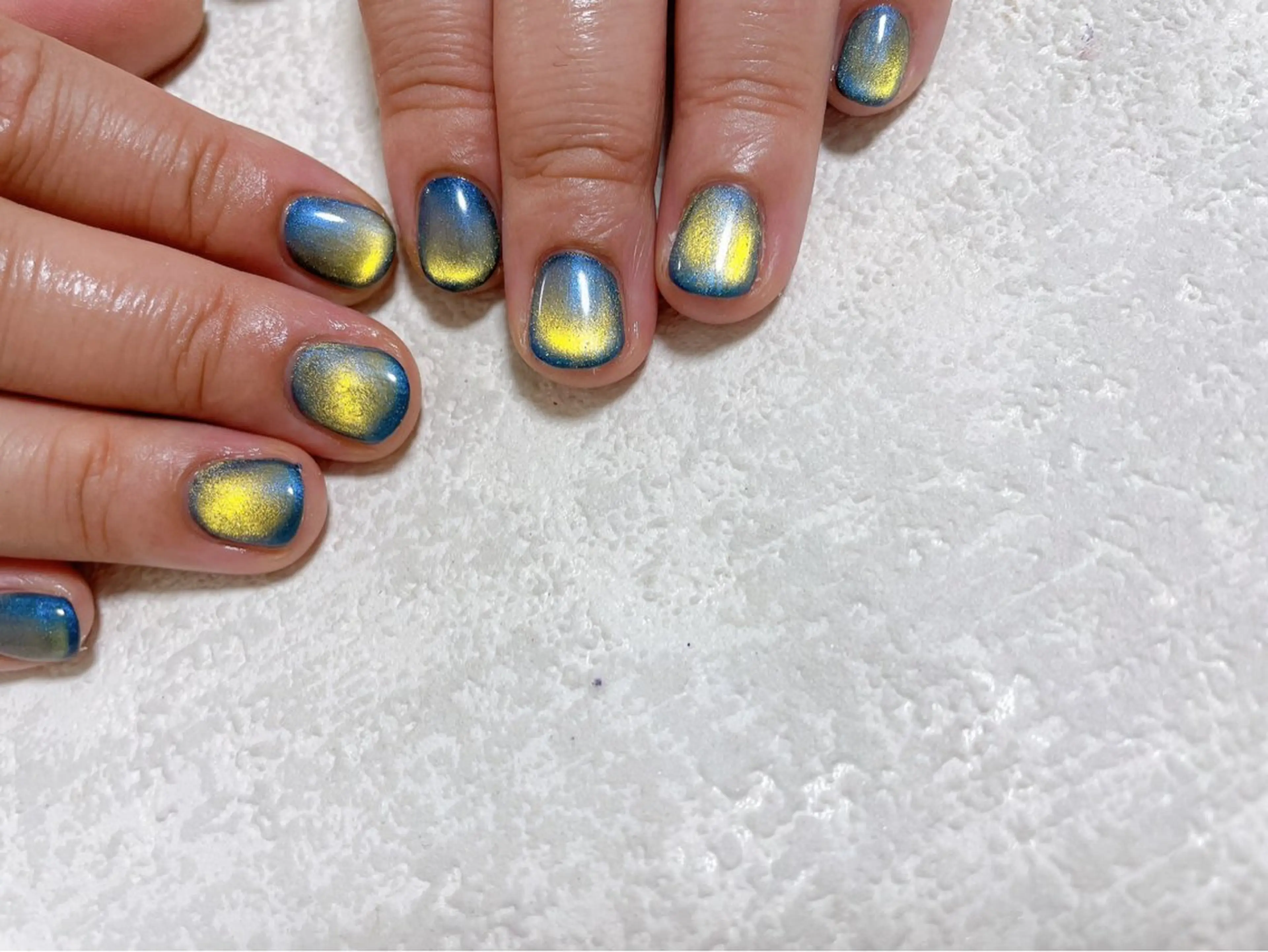 ネイル ジェルネイル 韓国ネイル マグネットネイル メンズネイル パラジェル kiki nail たまプラーザのネイルデザイン