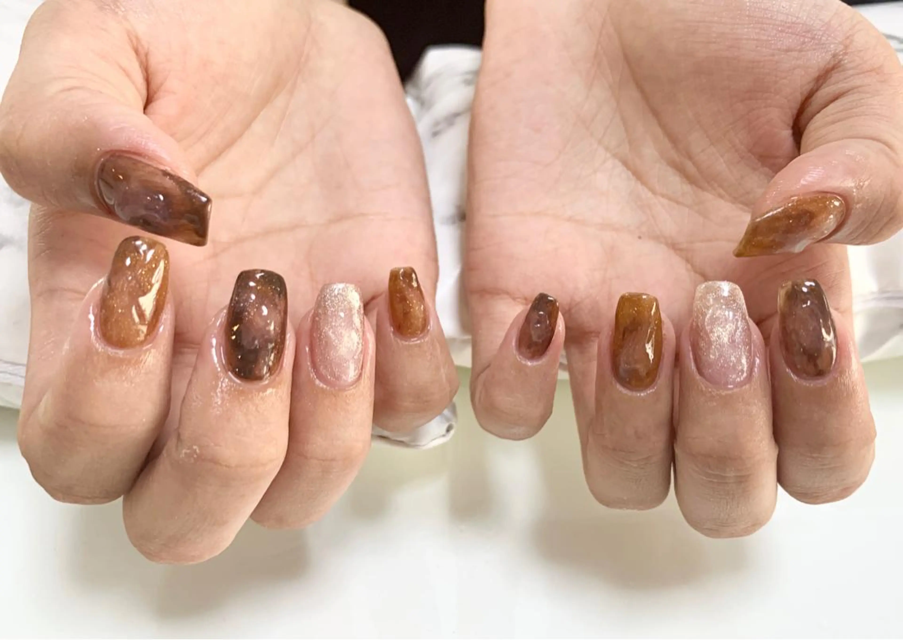 ネイル ハンドネイル 手塚 里奈のネイルデザイン