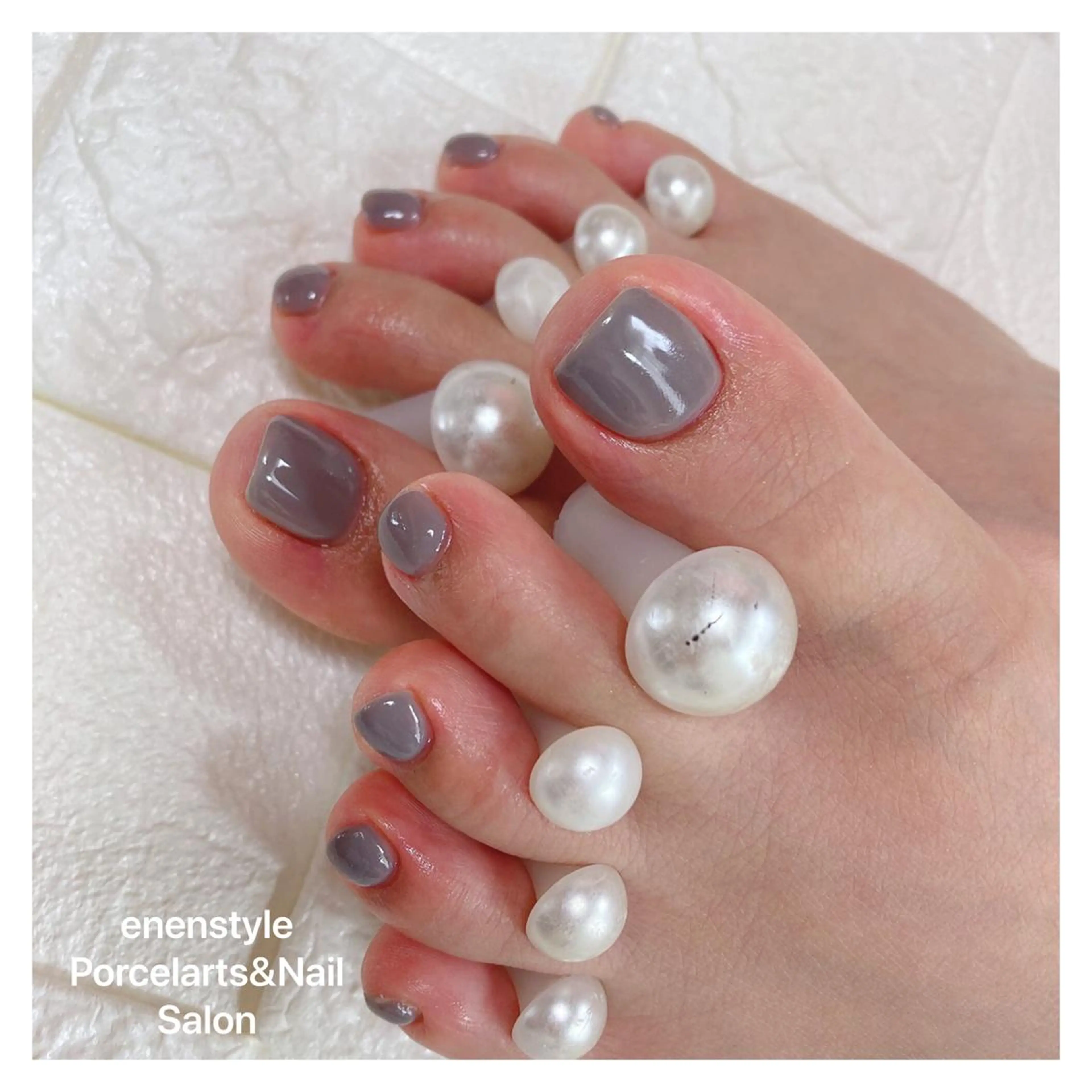 ショート ネイル ハンドネイル フットネイル 👑enen style👑のネイルデザイン