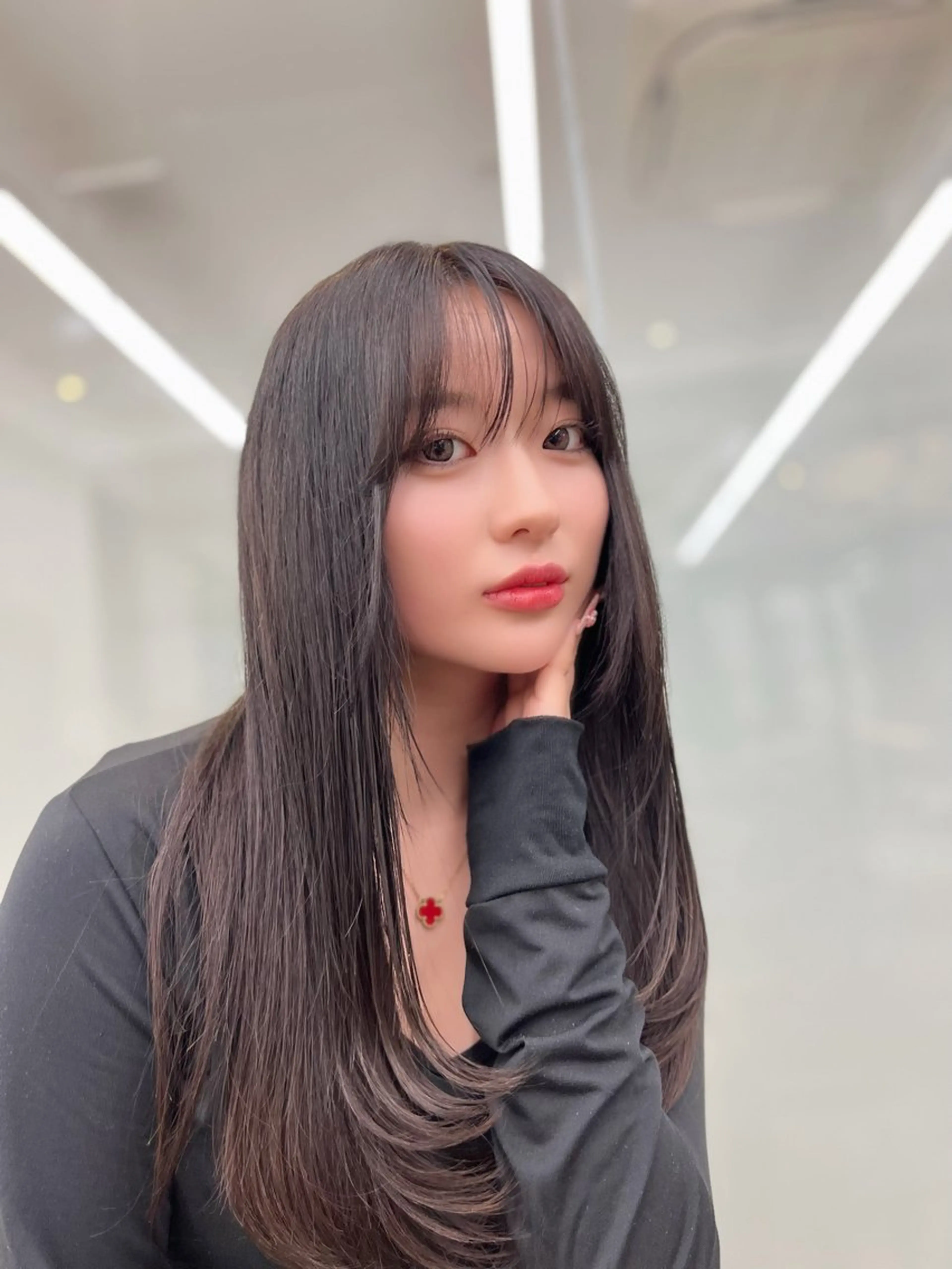 ✨人気No3✨ケアカラー＋髪質改善トリートメントの写真