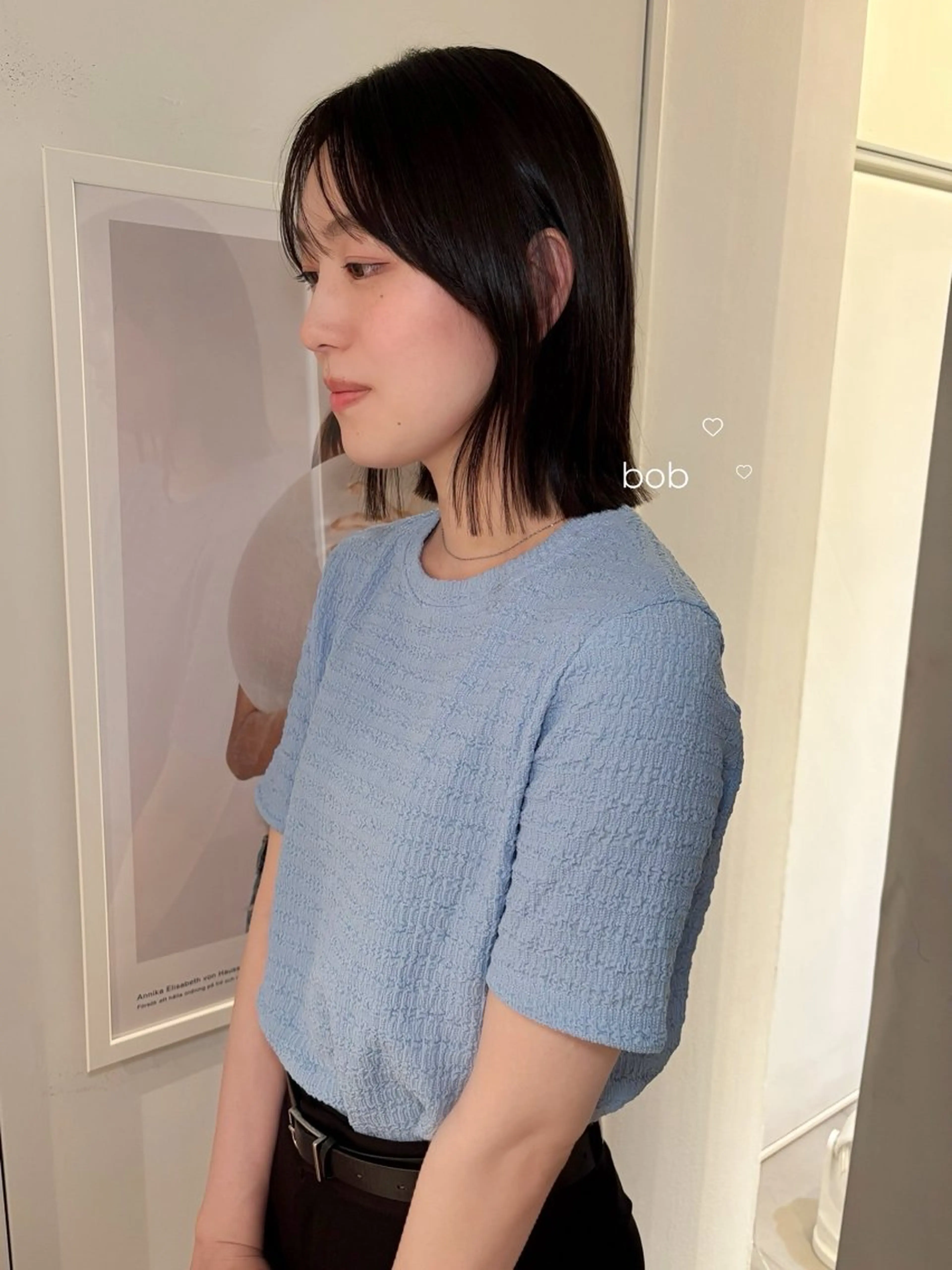 ミディアム カラー カット ヘアカラー riria/ボブ /ブラウンカラー🎀のヘアスタイル