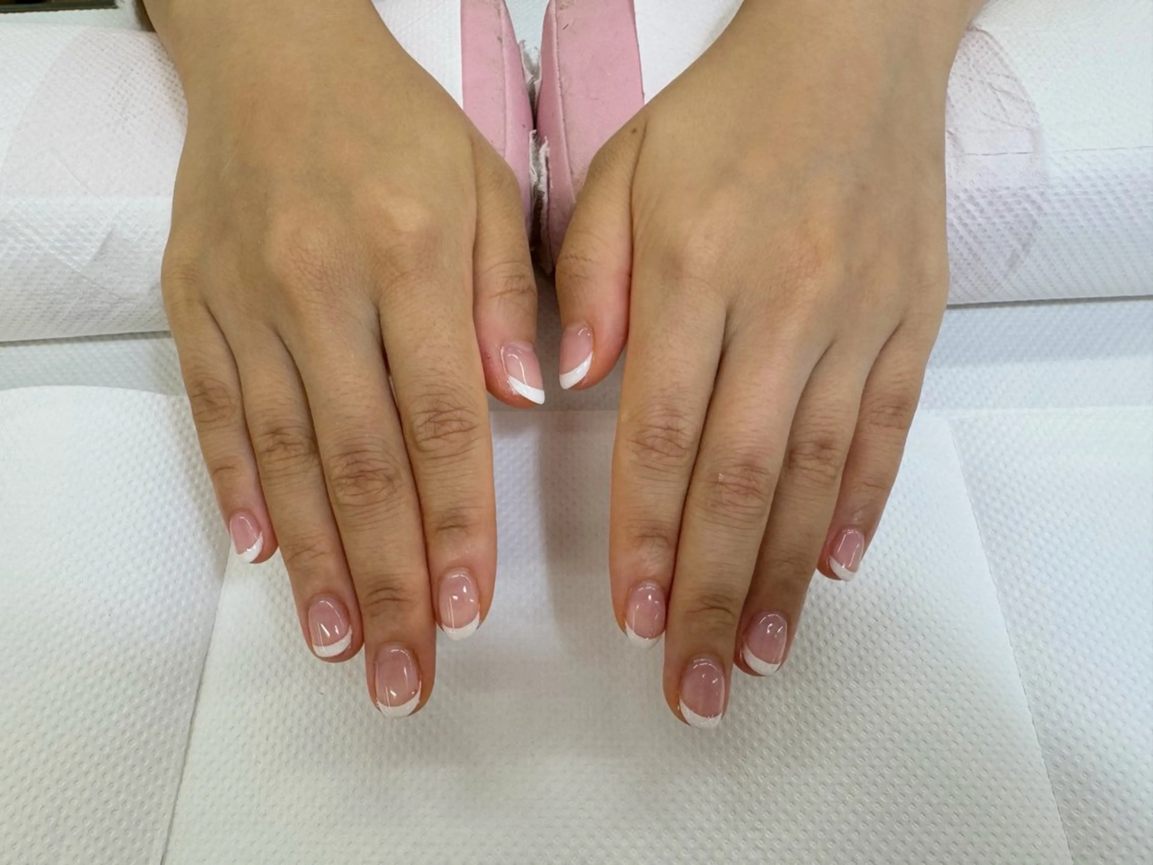 ネイル フレンチネイル ハンドネイル 【MAXKELLY】 Shiotaのネイルデザイン