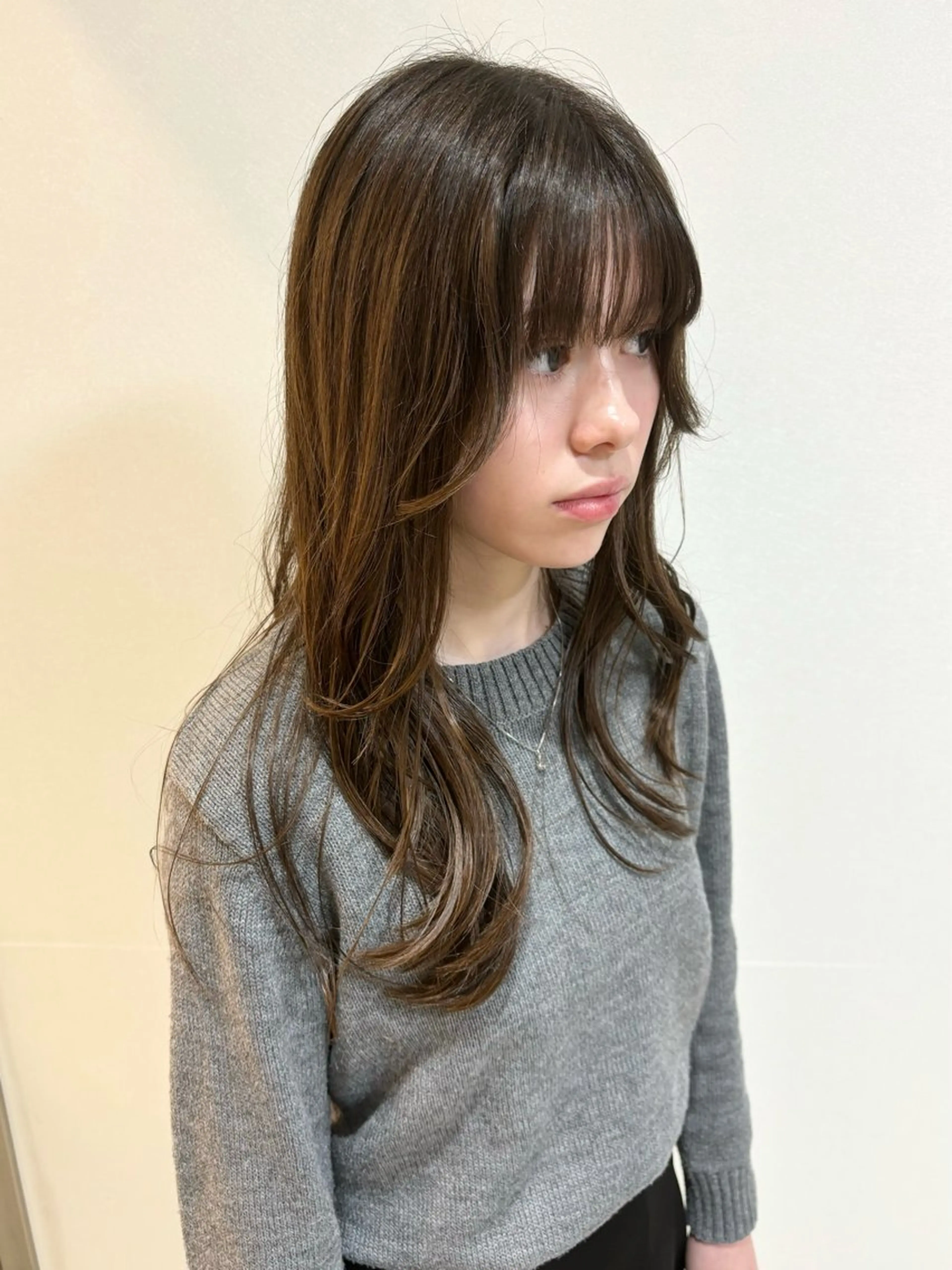 ロング くびれヘア レイヤーカット カット 札幌パーマ 髪質改善/後藤海音のヘアスタイル