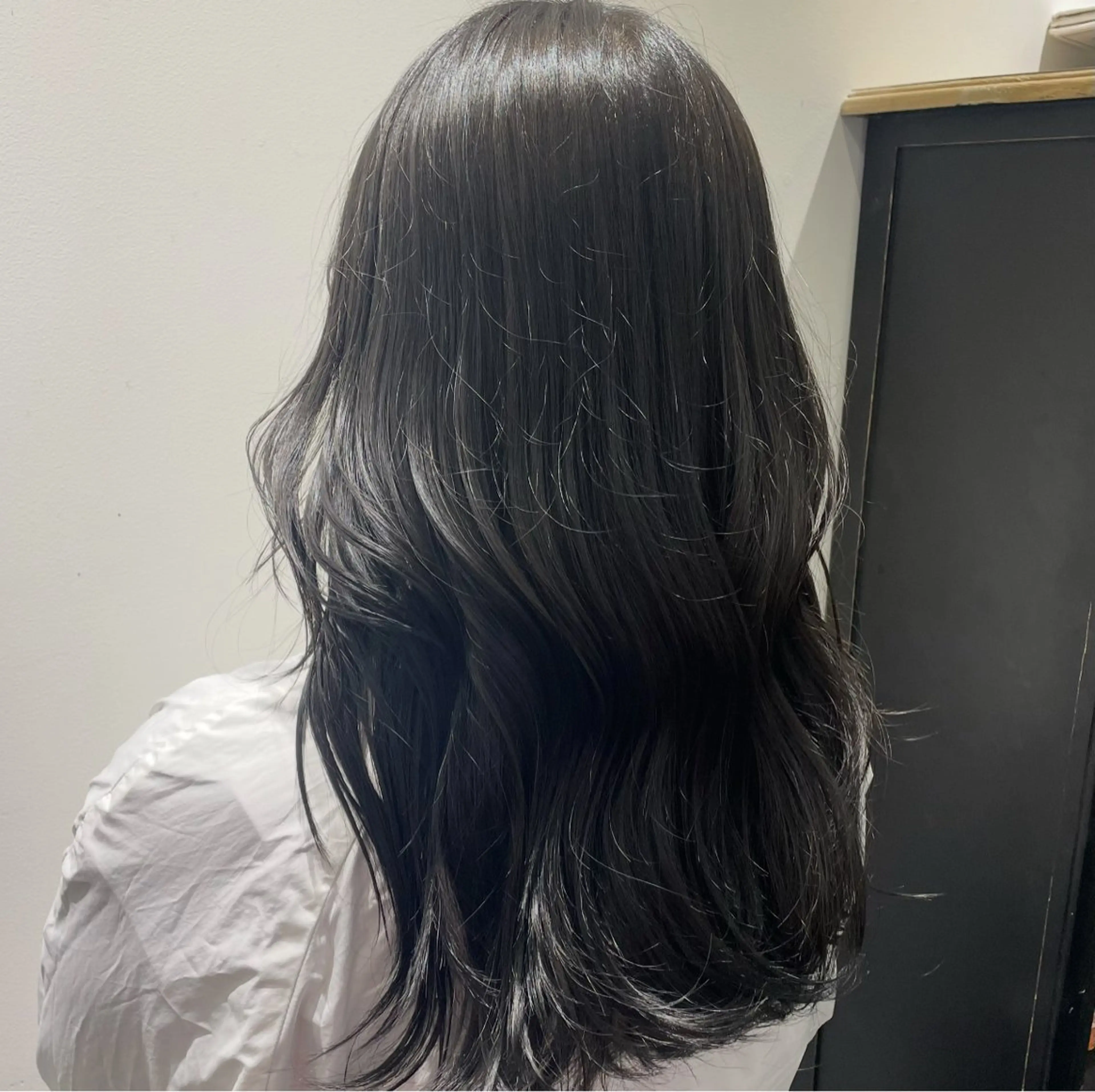 カラー 透明感カラー ヘアカラー KAHO 大阪カラーモデル募集のヘアスタイル