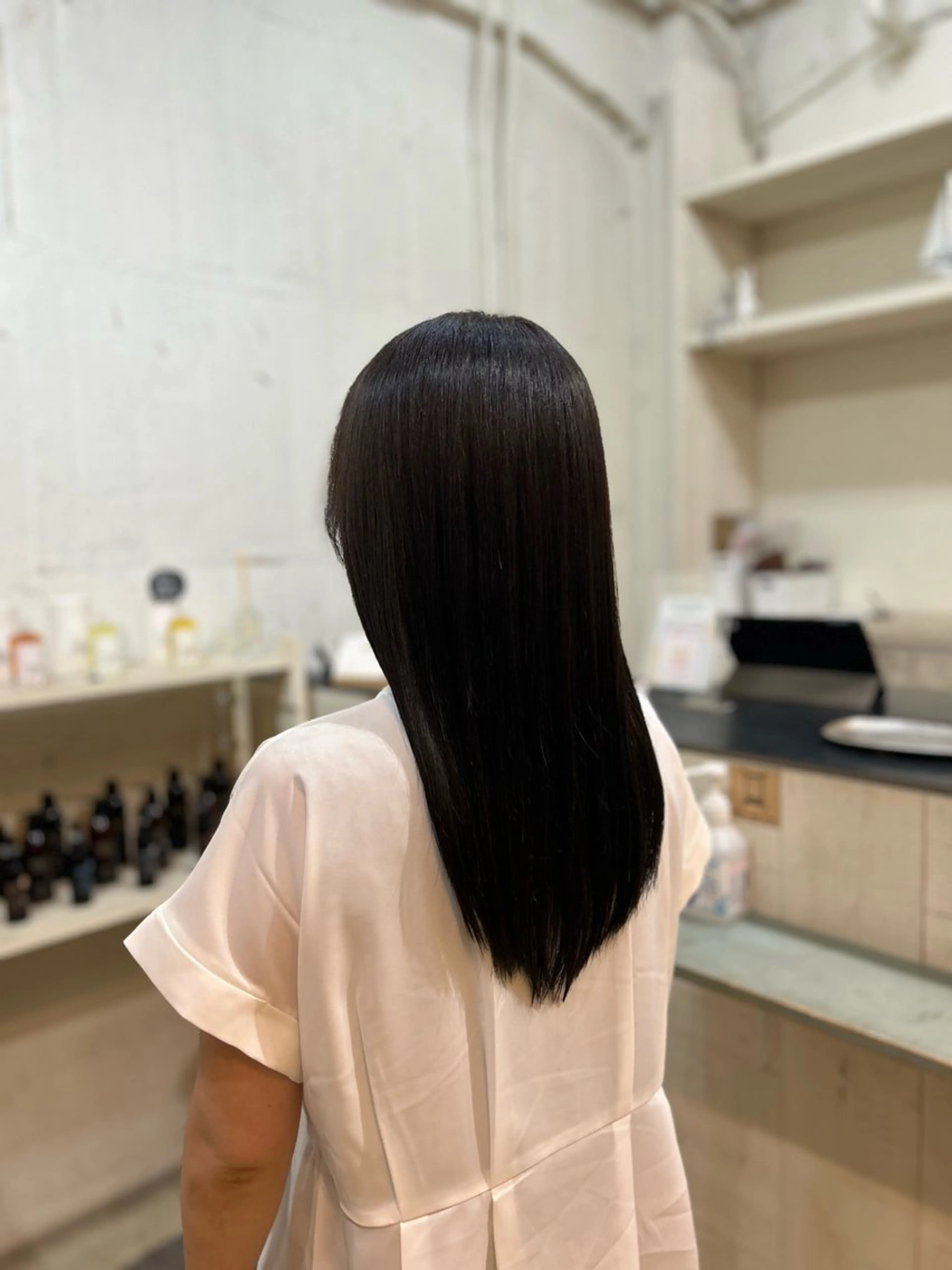 カラー ダークグレー ダークグレージュ グレージュ 🪴 Rimi🪴のヘアスタイル