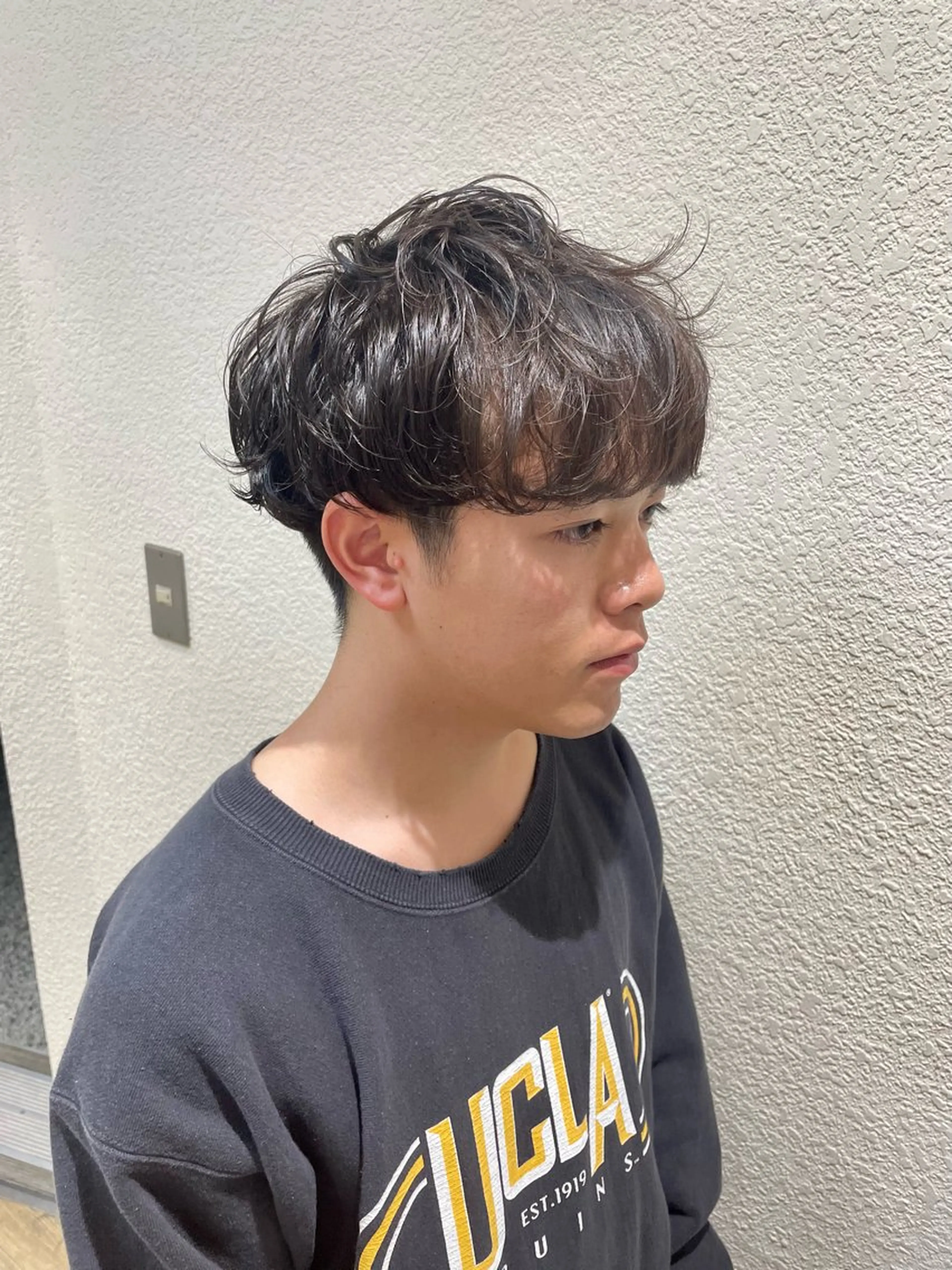 パーマ メンズ 金山/メンズパーマ 西村侑真のヘアスタイル