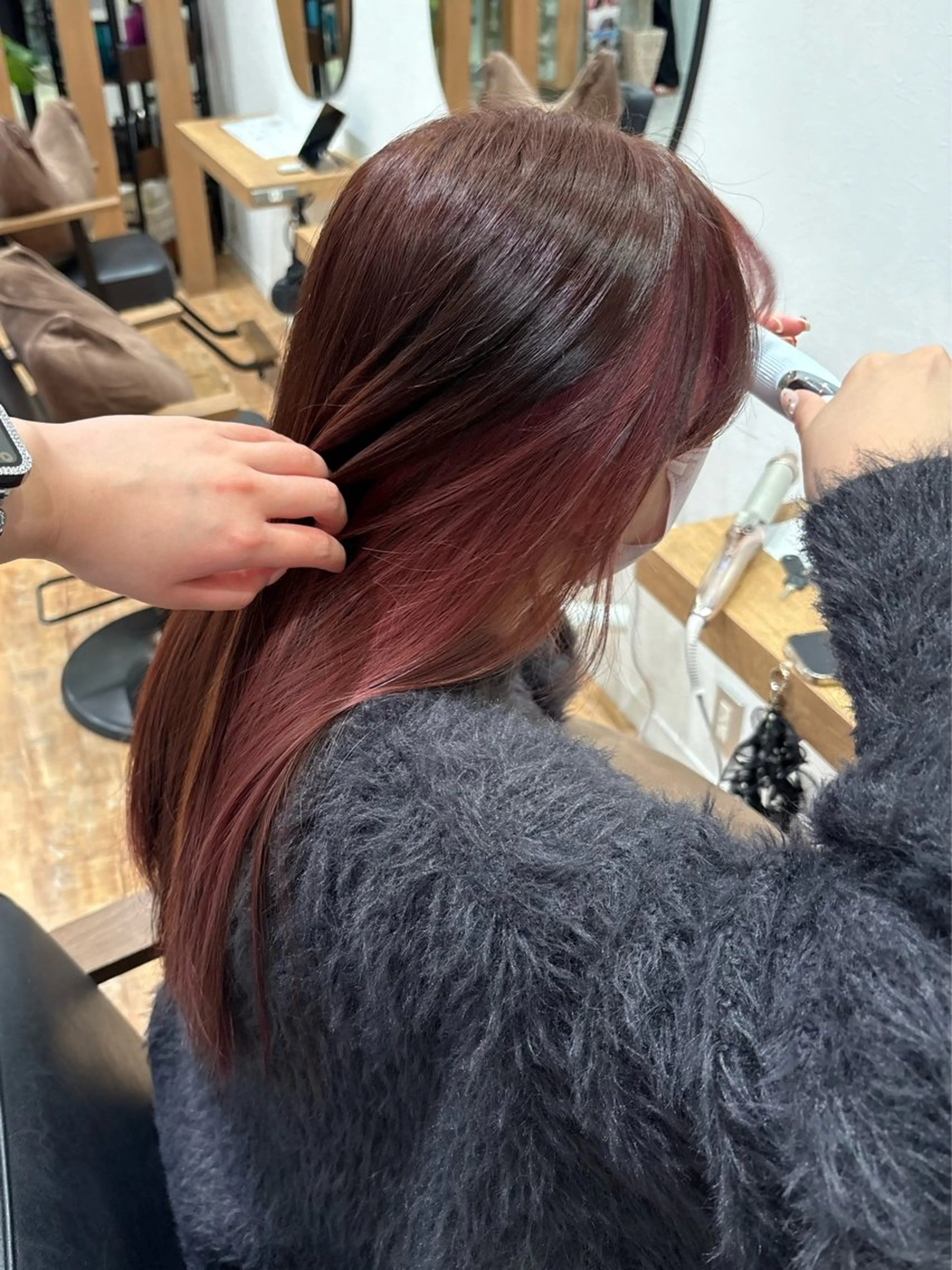 カラー ヘアカラー トリートメント 透明感カラー/ダブル カラー/MAI🎀のヘアスタイル