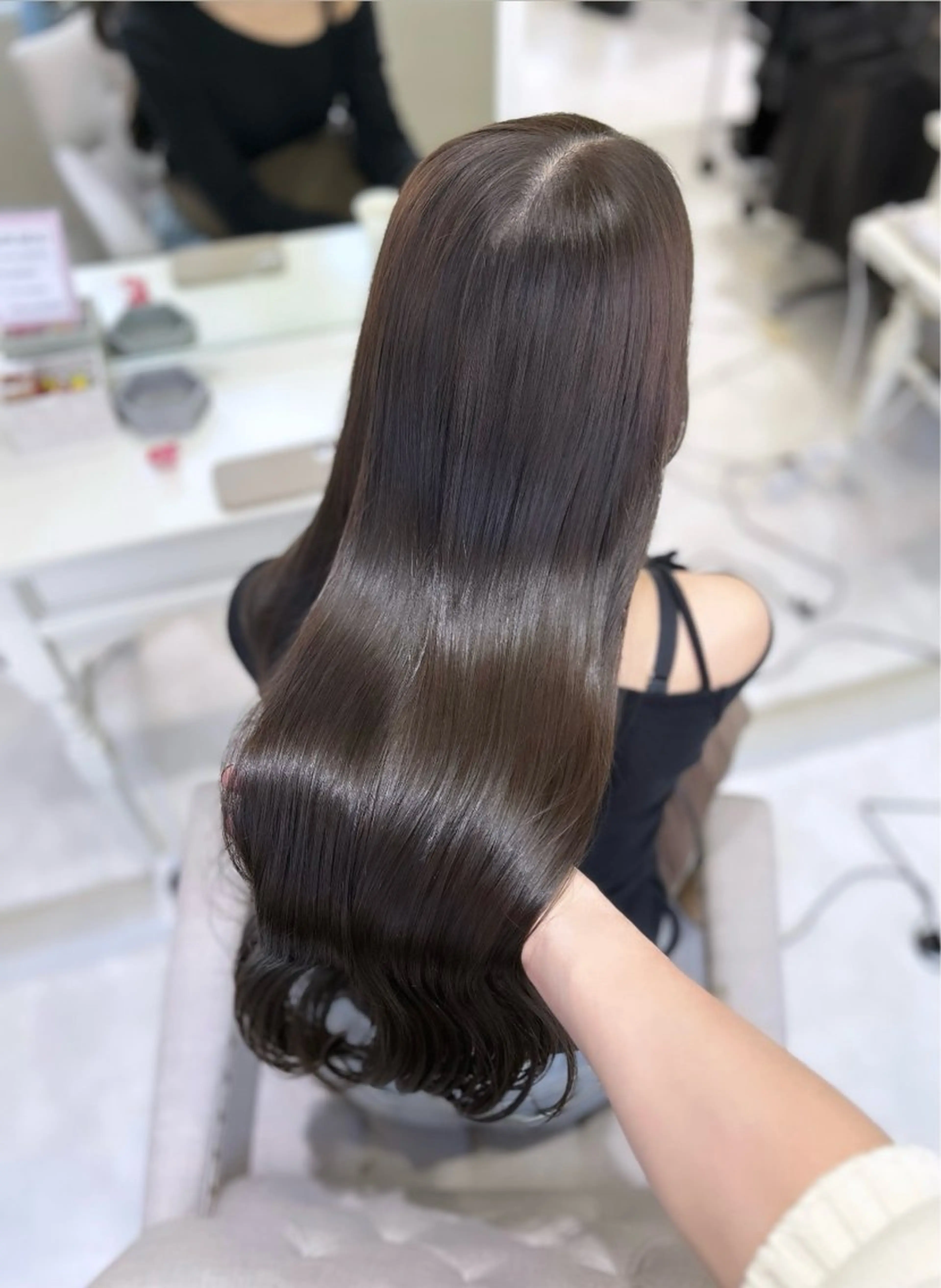 ロング ケアカラー 髪質改善× ブリーチなしyutoのヘアスタイル