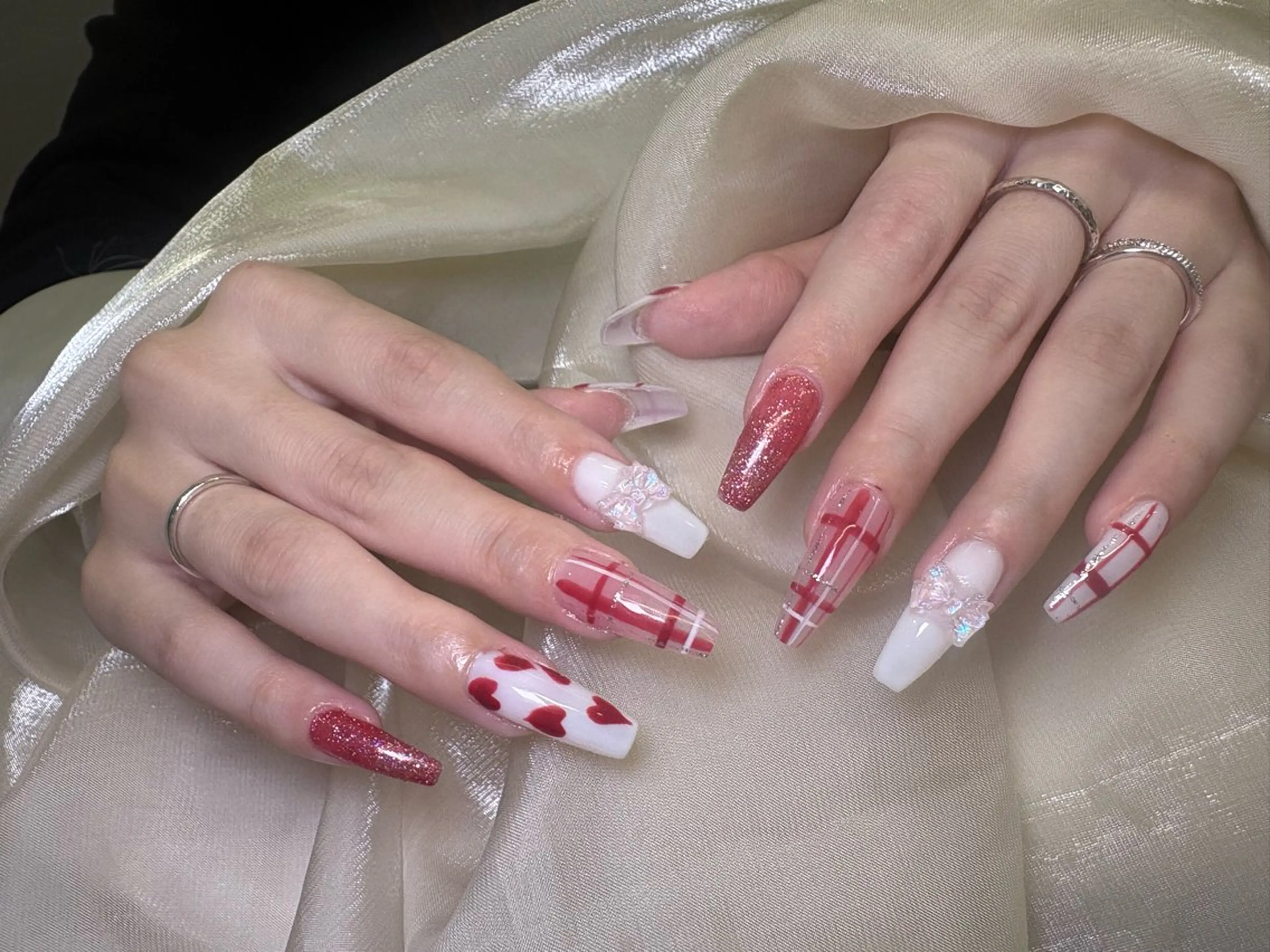 ［ハンド］10本長さ出し🍒持ち込みデザイン🍒オフ無しの写真