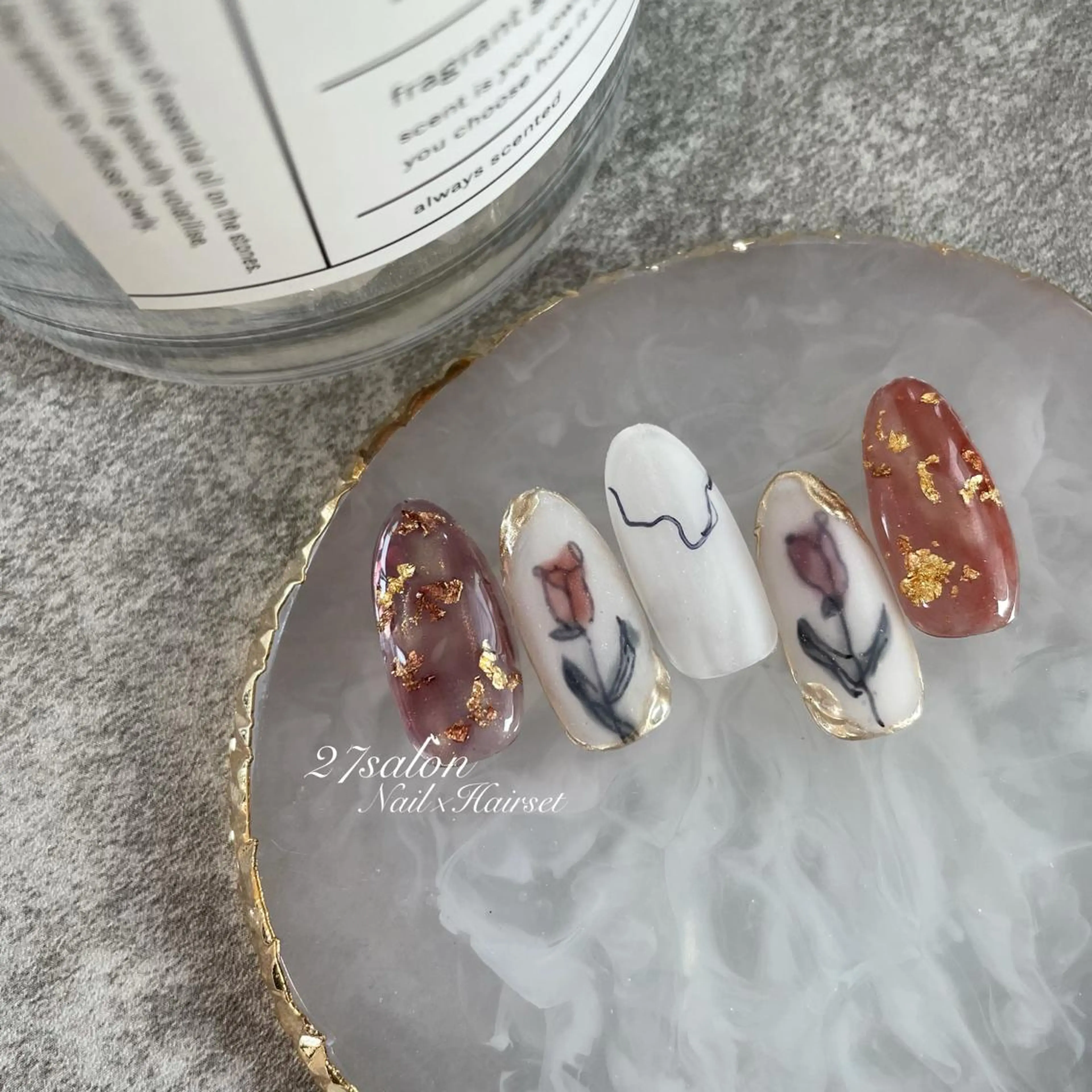 ネイル 韓国ネイル 27salon yuinaのネイルデザイン