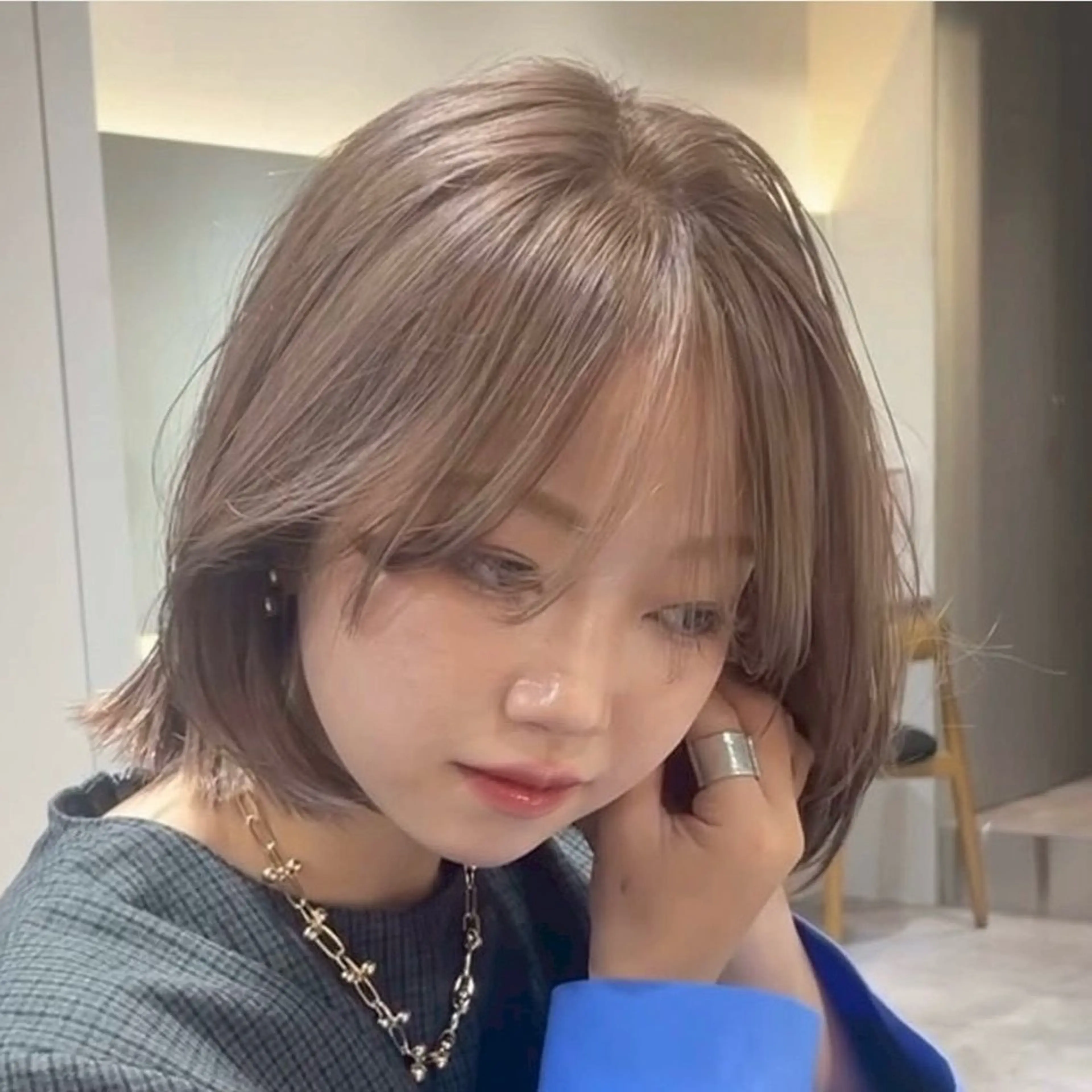 ショート カット ヘアカラー トリートメント 🌈ハイトーン/レイ ヤーカット🌈チャンのヘアスタイル