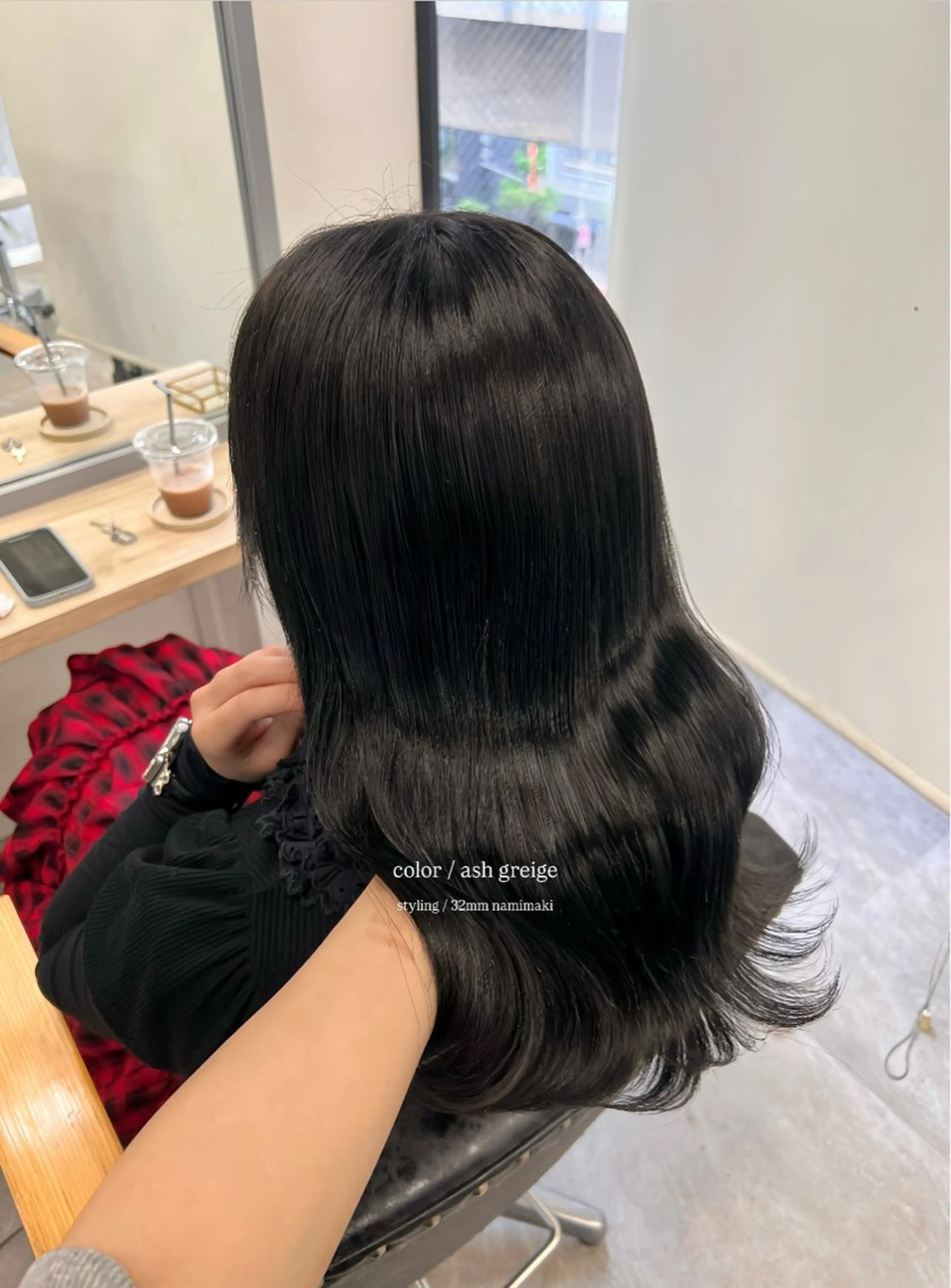 セミロング カラー natsu/梅田 /透明感/艶髪のヘアスタイル