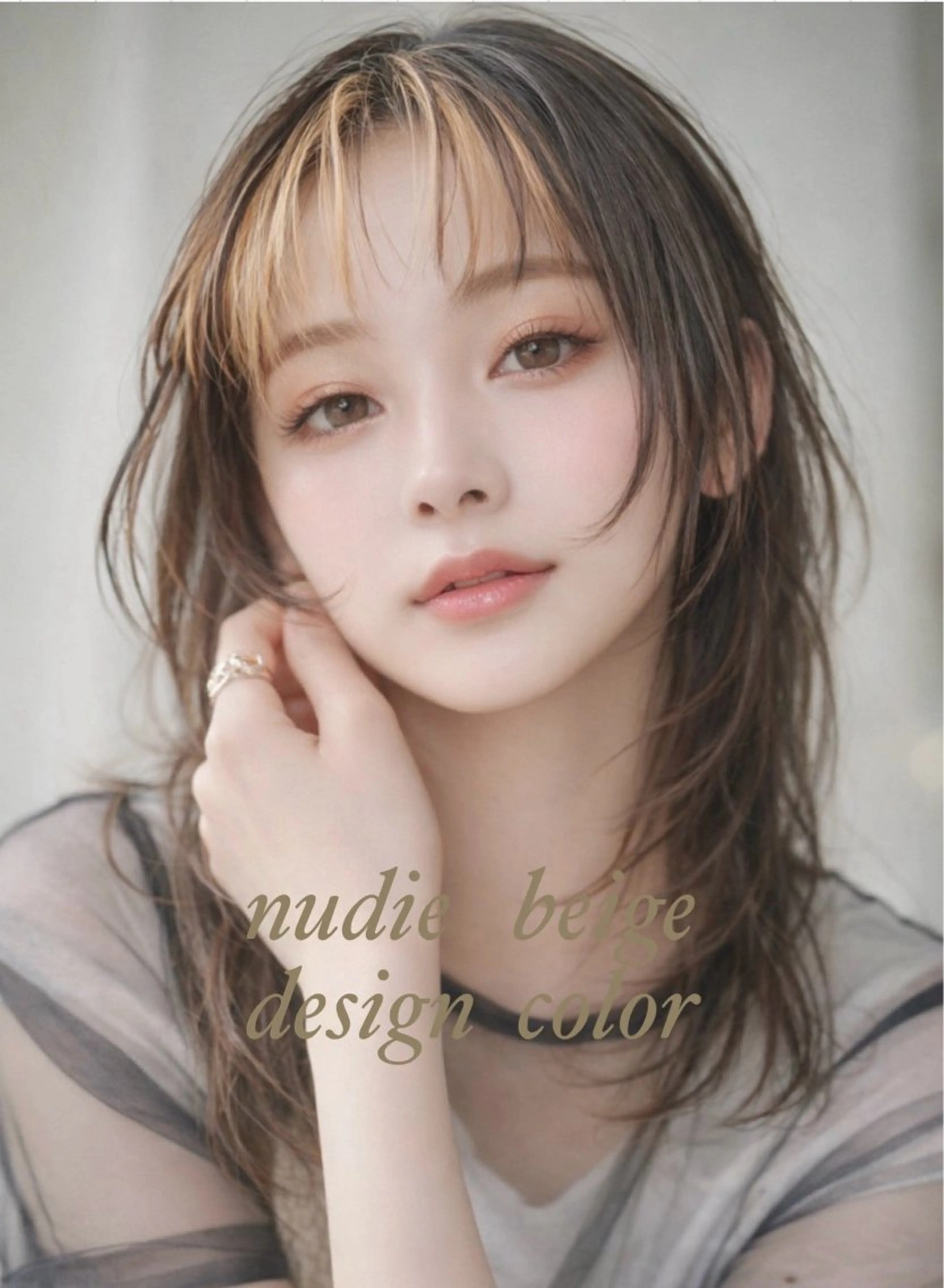 前髪カットの写真