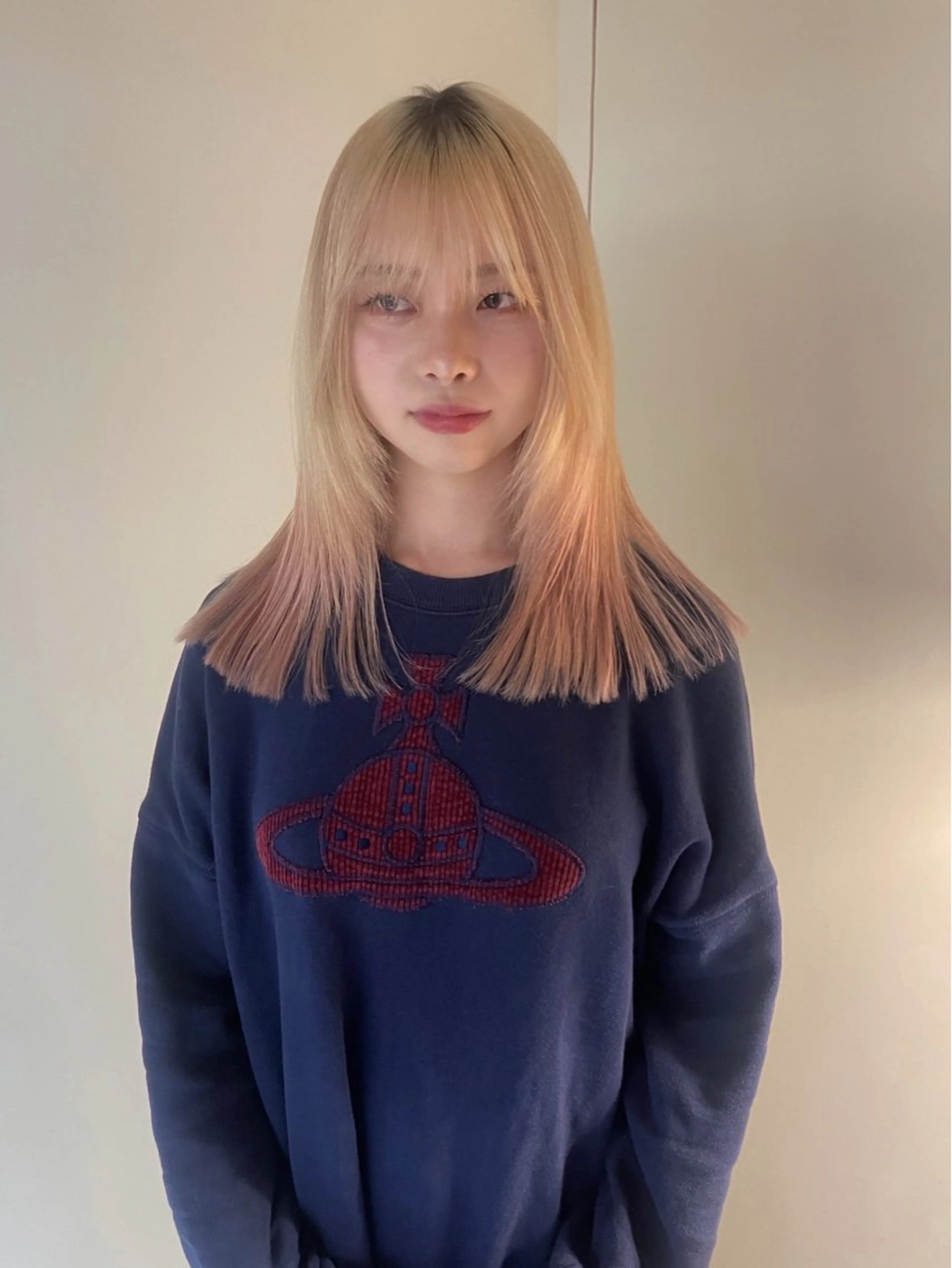 セミロング ボブ／ショート ／表参道／REMIのヘアスタイル