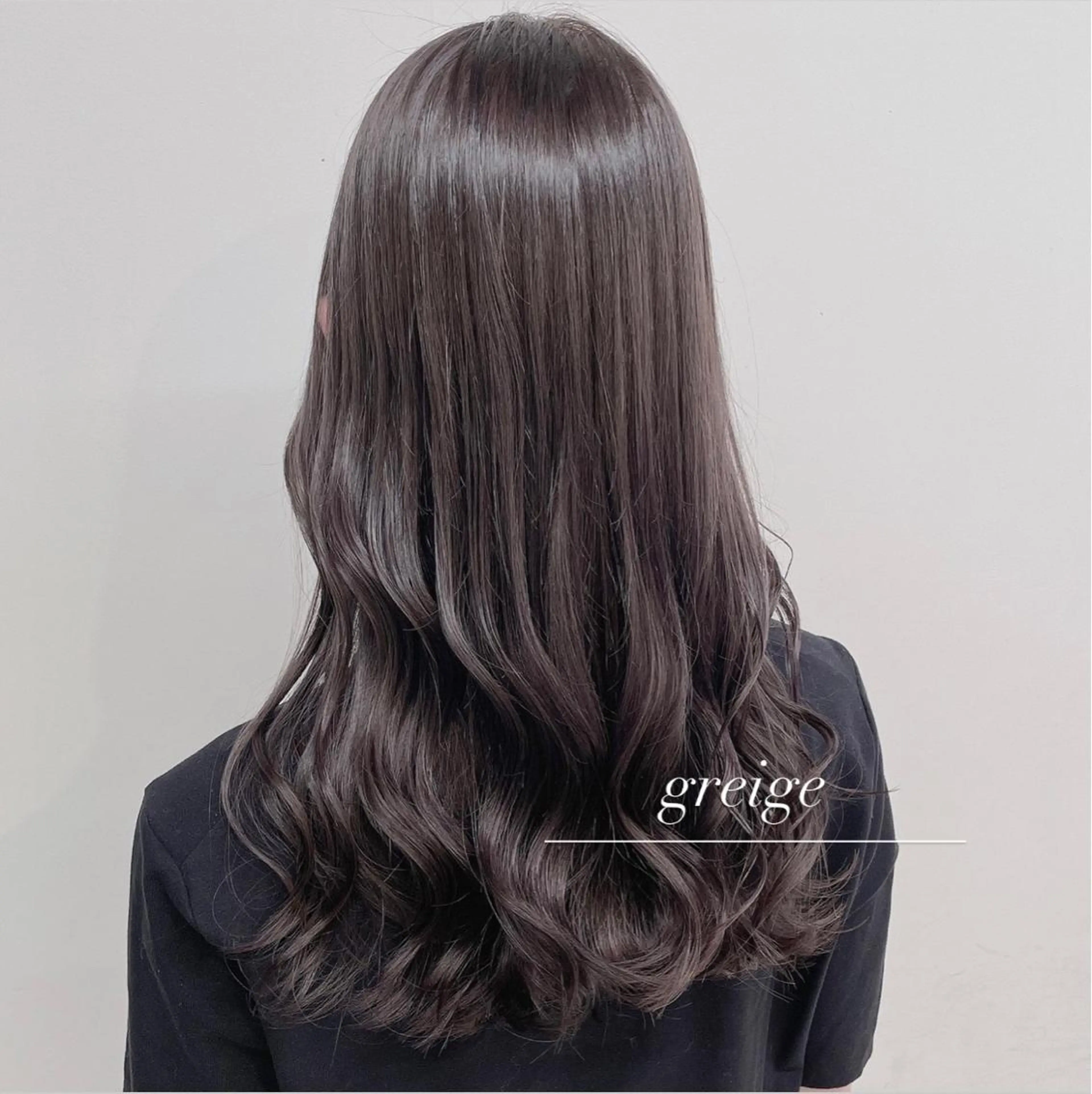 セミロング カラー ヘアアレンジ Ella所属・nana【艶髪】/ レイヤー/縮毛矯正のヘアスタイル