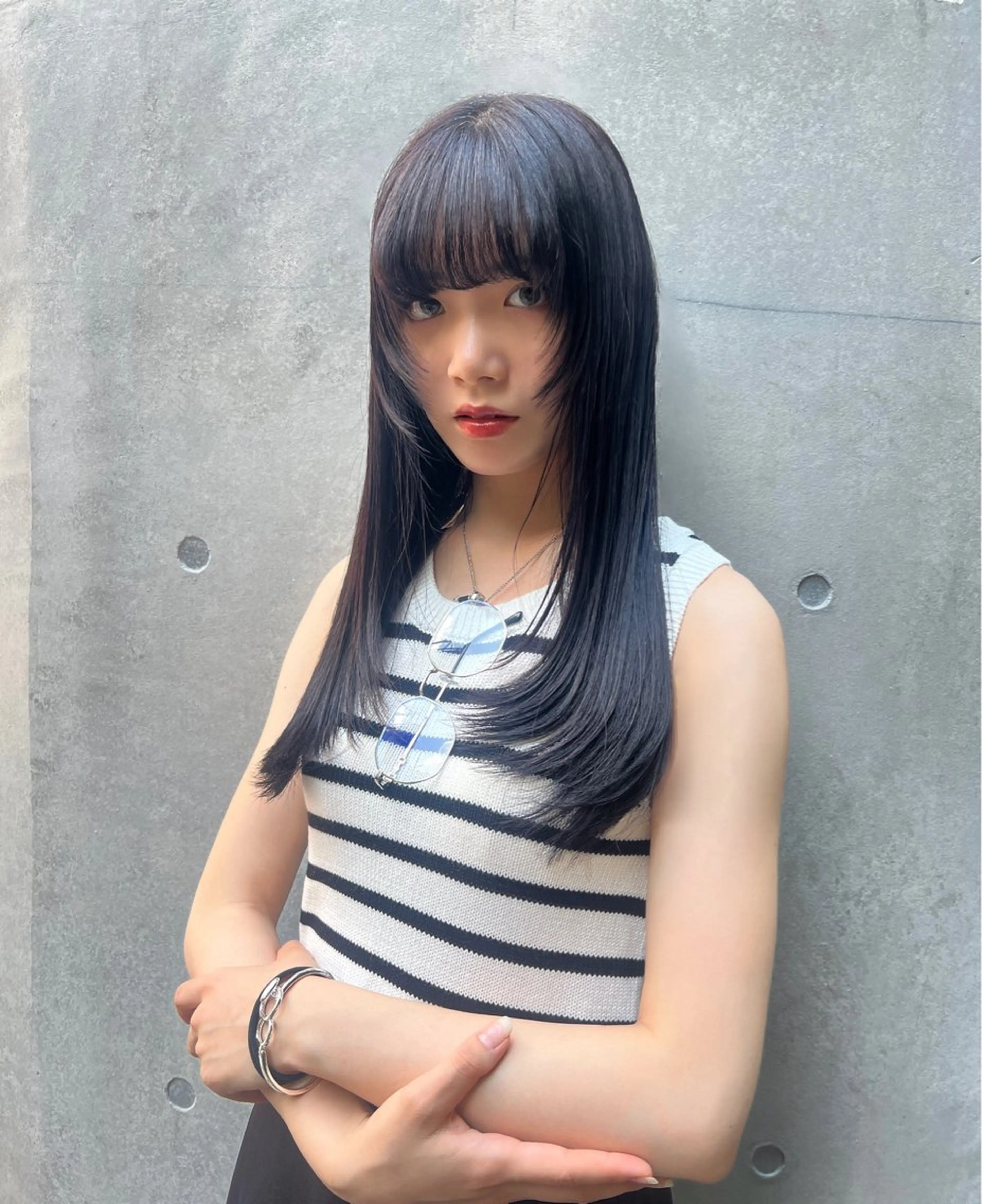 ロング カラー オシャレなスタイル つくりますのヘアスタイル