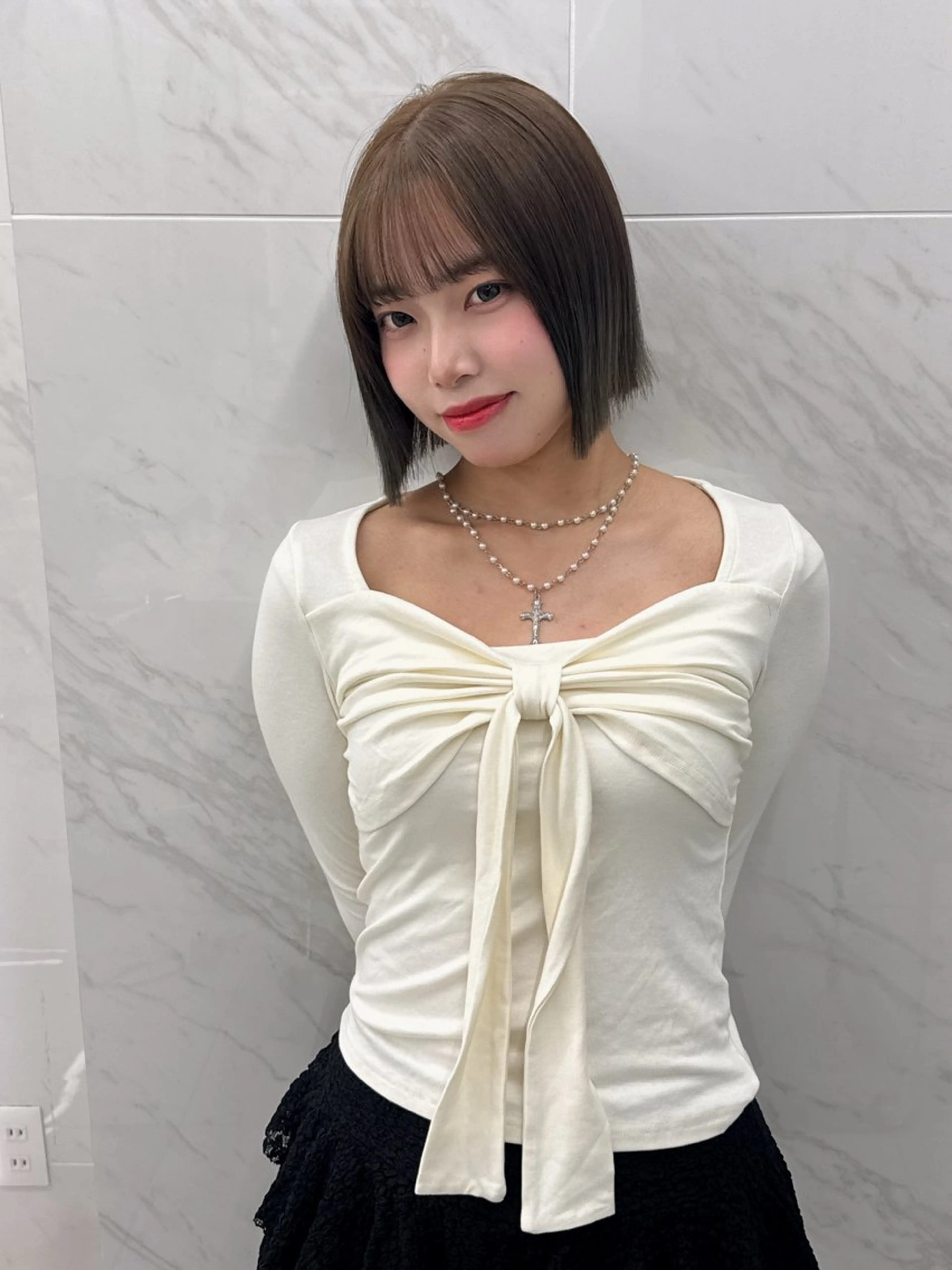 ショート カラー カット ヘアカラー トリートメント kiti Sakae所属・栄美容師/kiti /ボブ/ケントのヘアスタイル