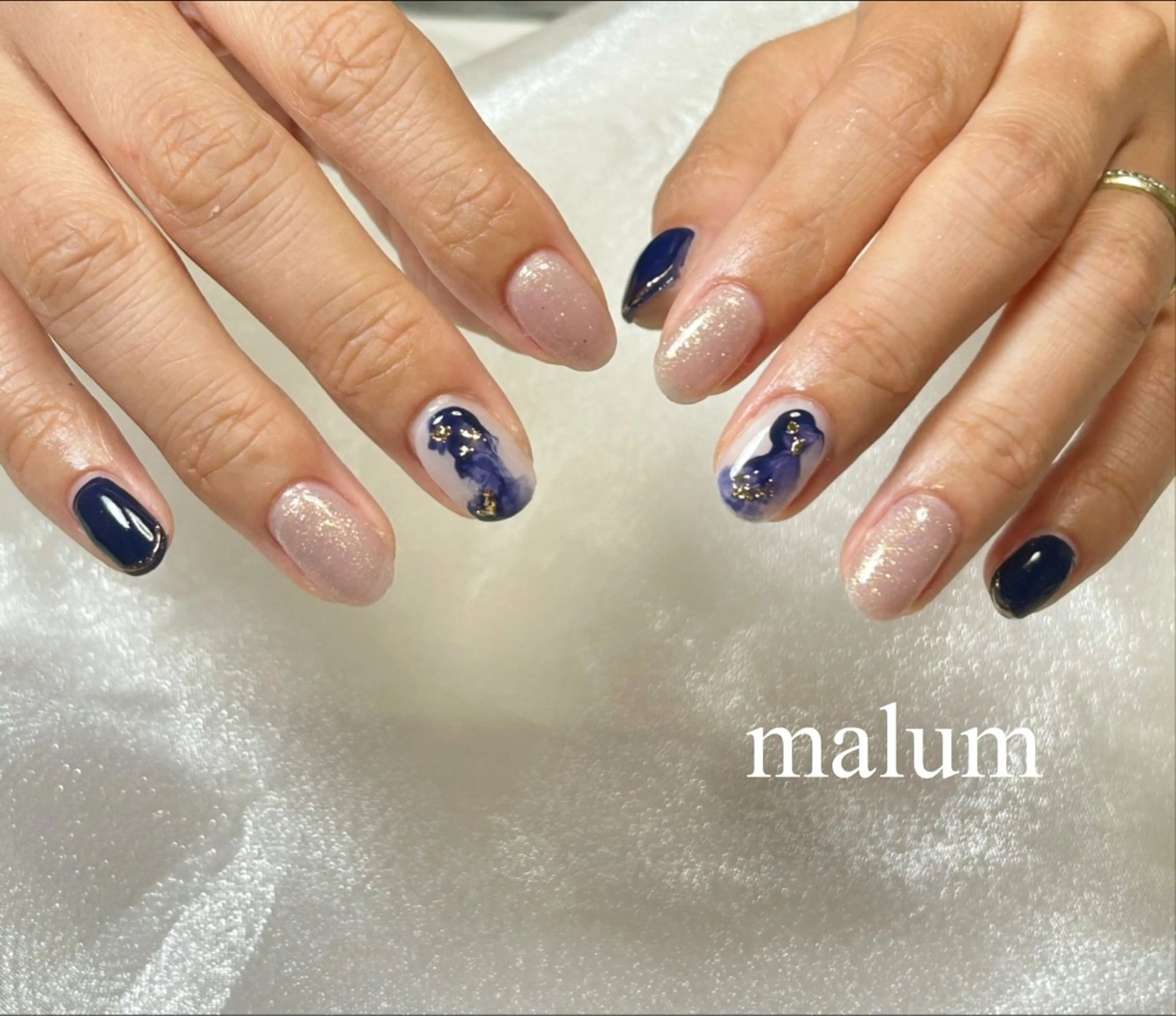 ネイル ハンドネイル malum nailのネイルデザイン