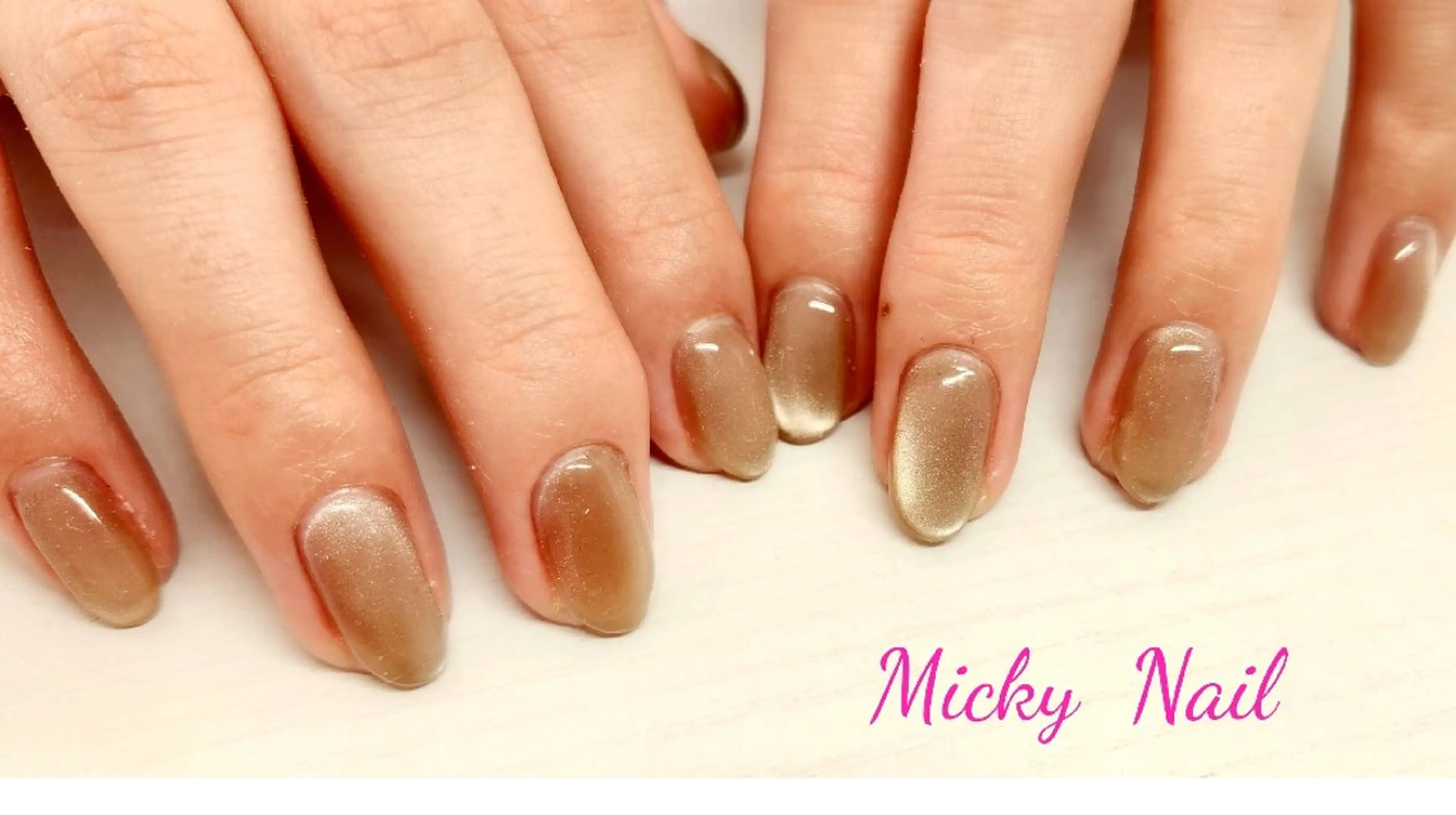 ネイル マグネットネイル Micky nail chikushinoのネイルデザイン