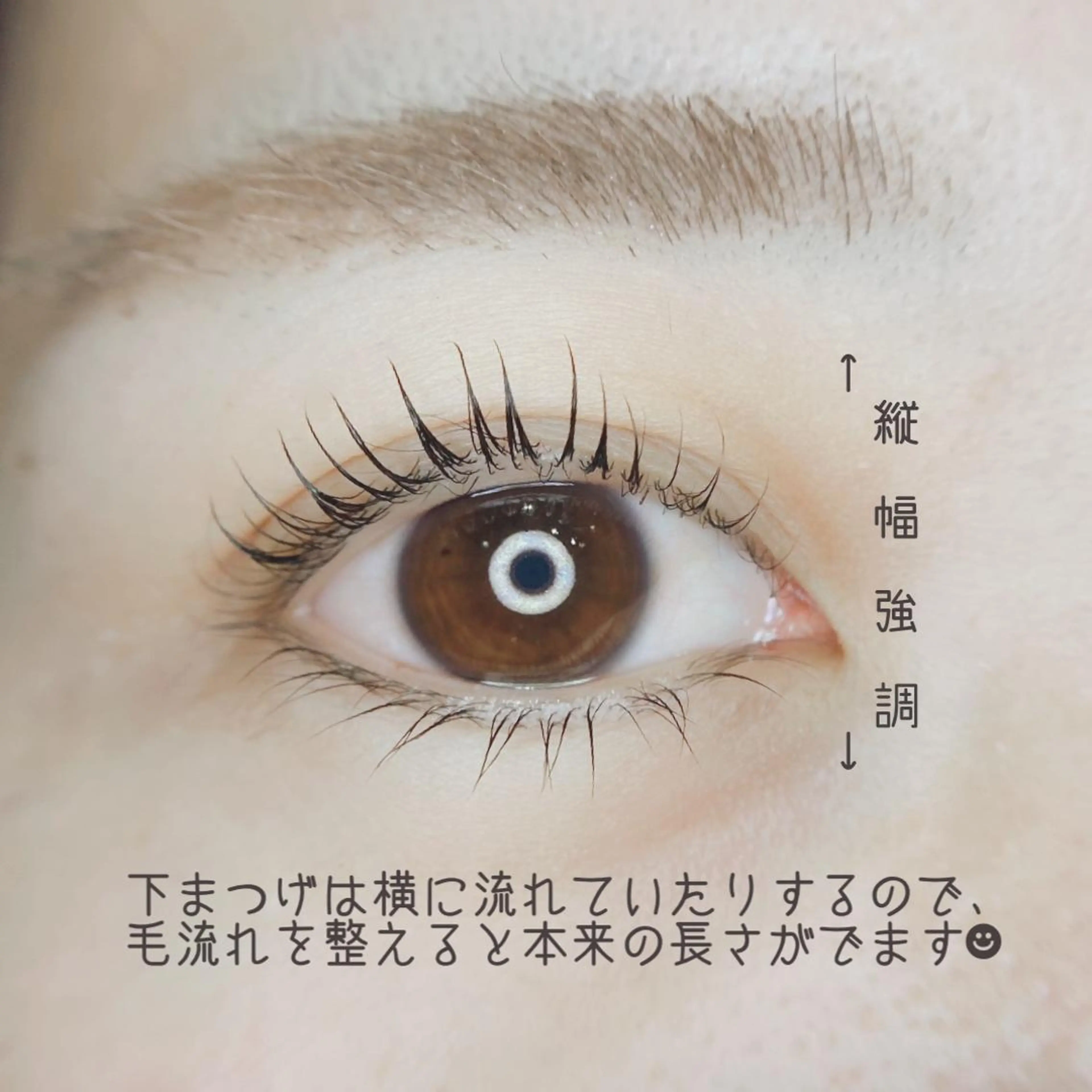 【逆まつげでお困りの方】②段階下まつげ矯正パーマ🍀の写真