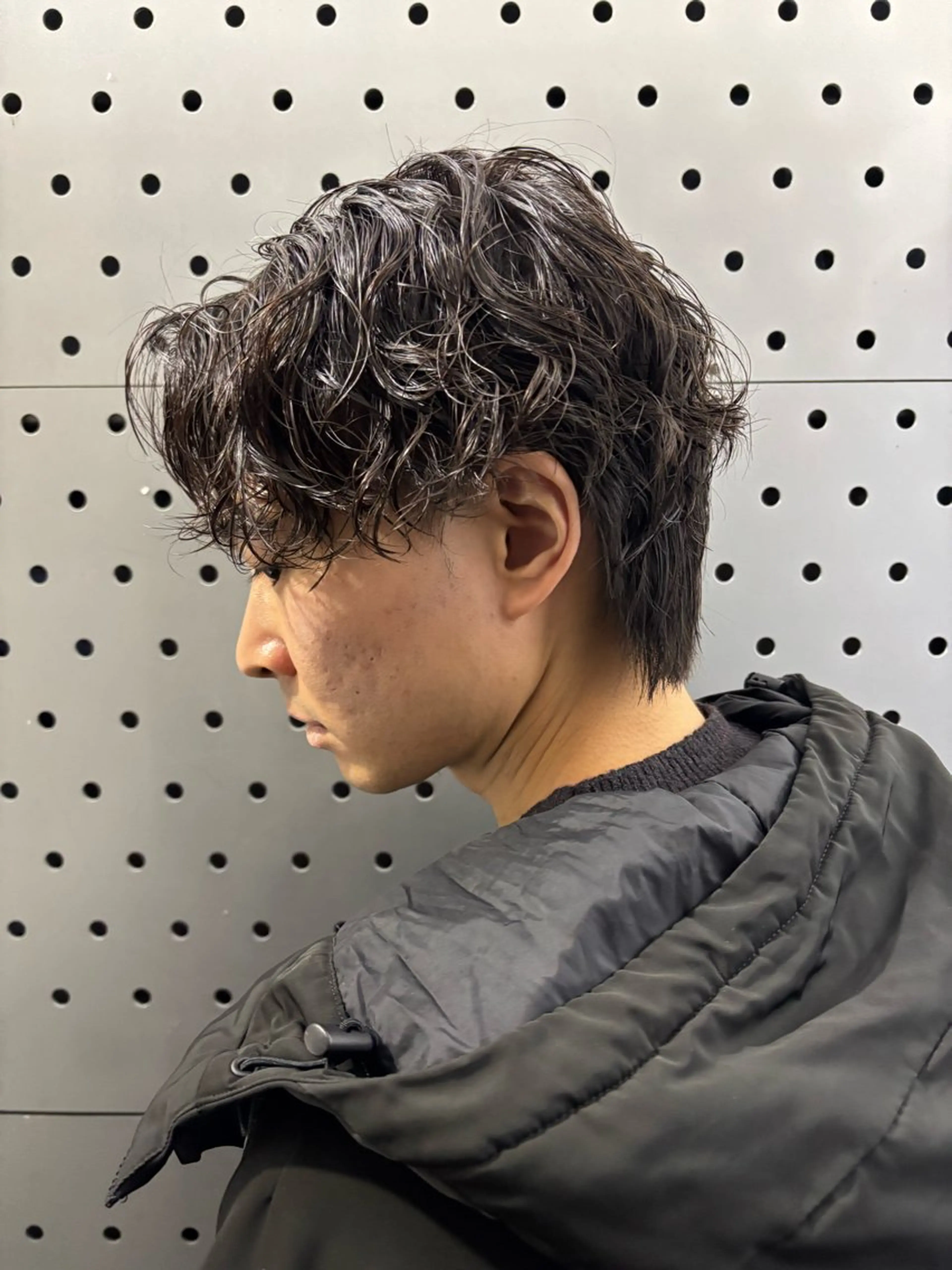 ショート パーマ メンズ カット パーマ mellow men 's MIZUKIのヘアスタイル