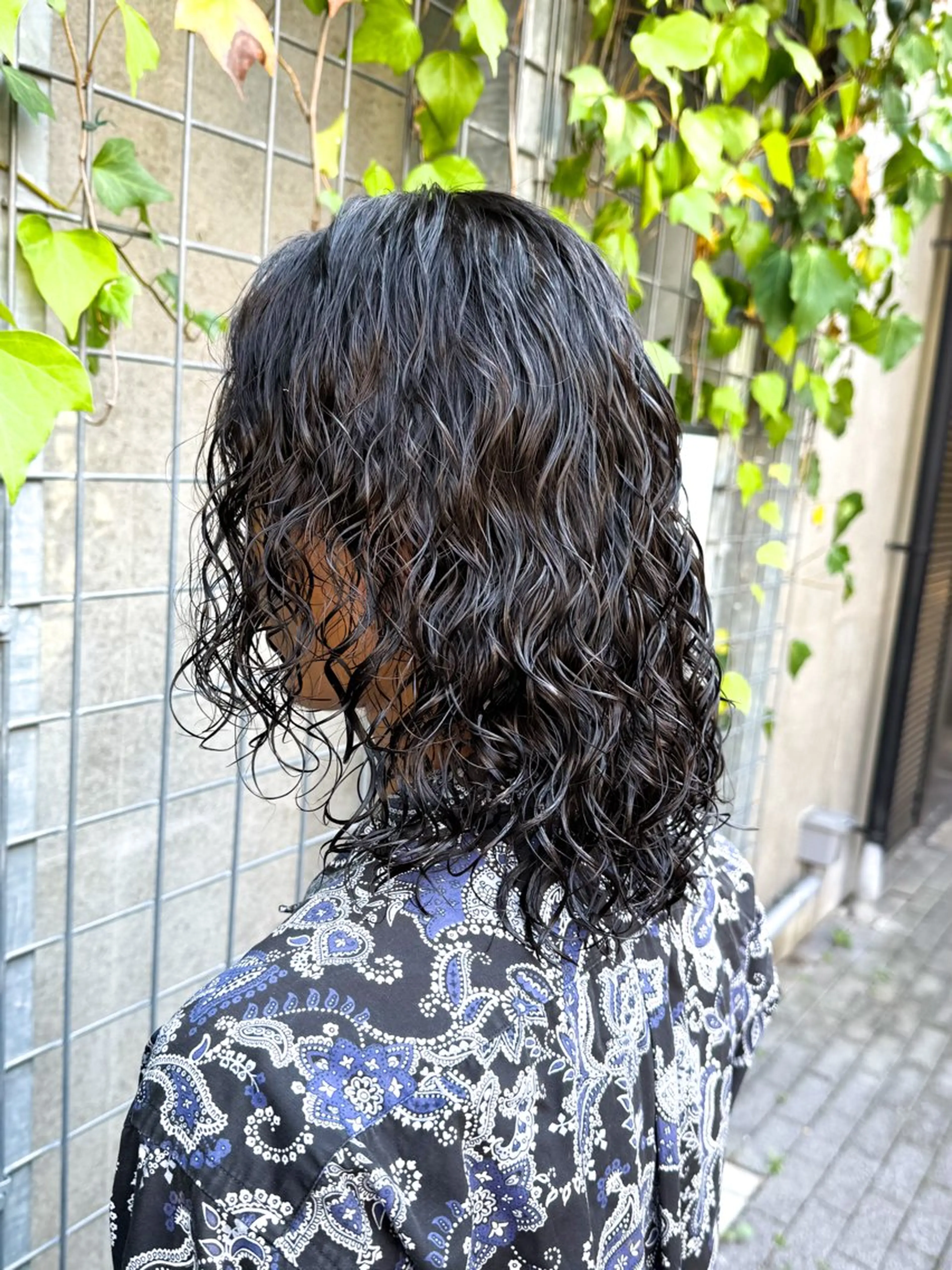 ロング パーマ メンズ カット パーマ トリートメント ツイスパ/メンズ パーマ/歩夢のヘアスタイル