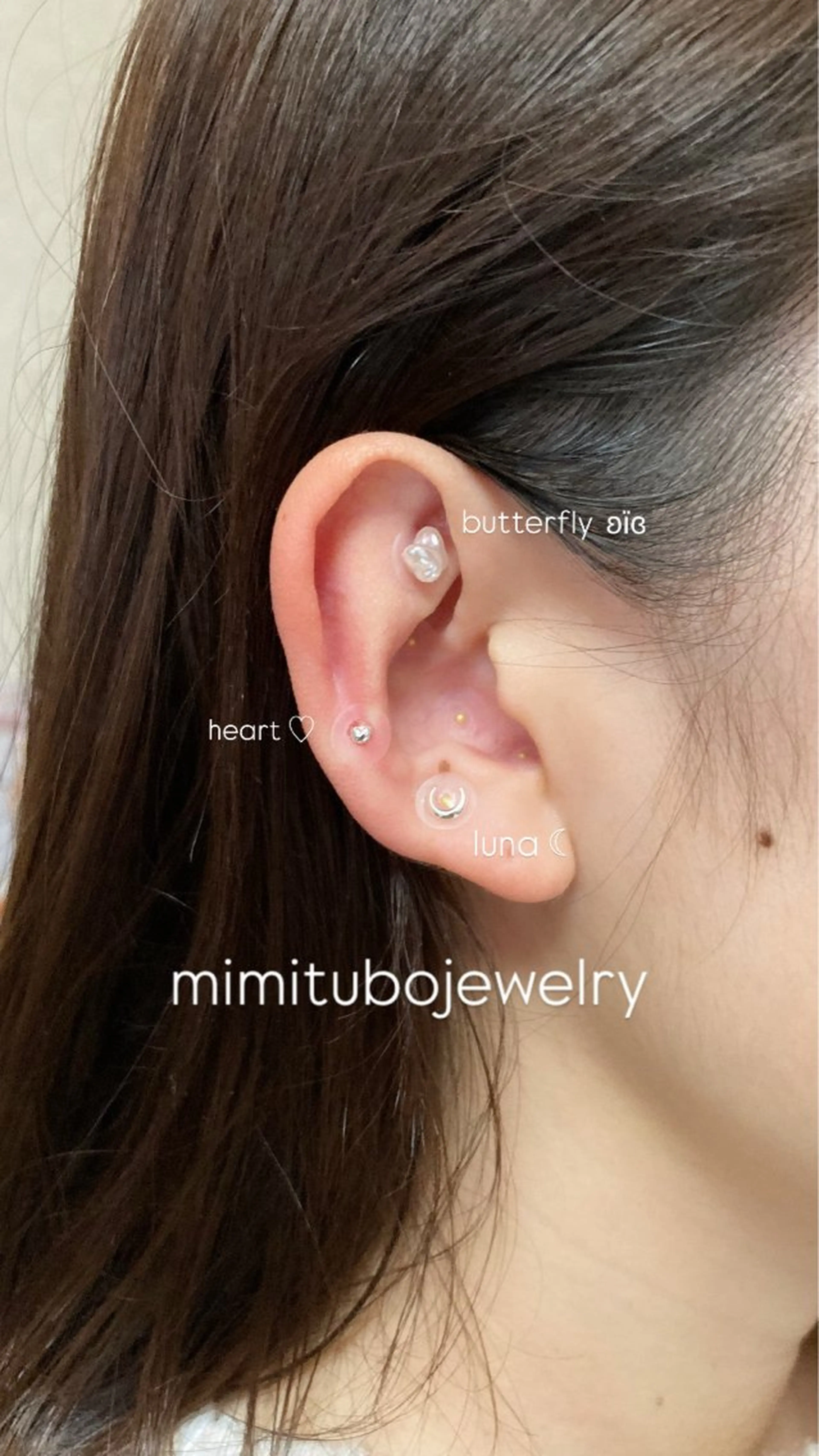 耳つぼスタンダードコース［8​〜​12粒（デザイン8粒まで）］の写真