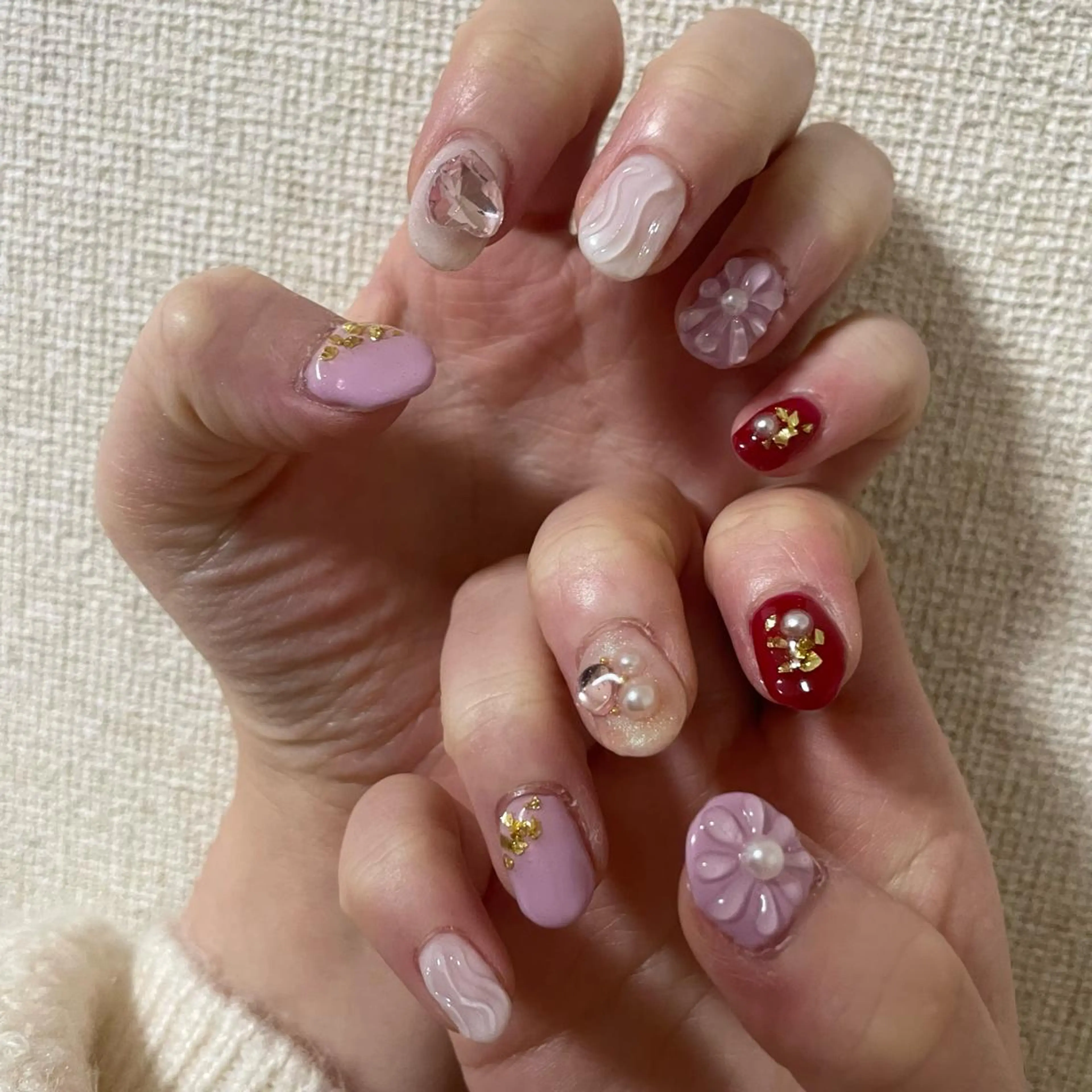 ネイル メンズネイル ‪るか/‪透明感 カラー/アレンジのヘアスタイル