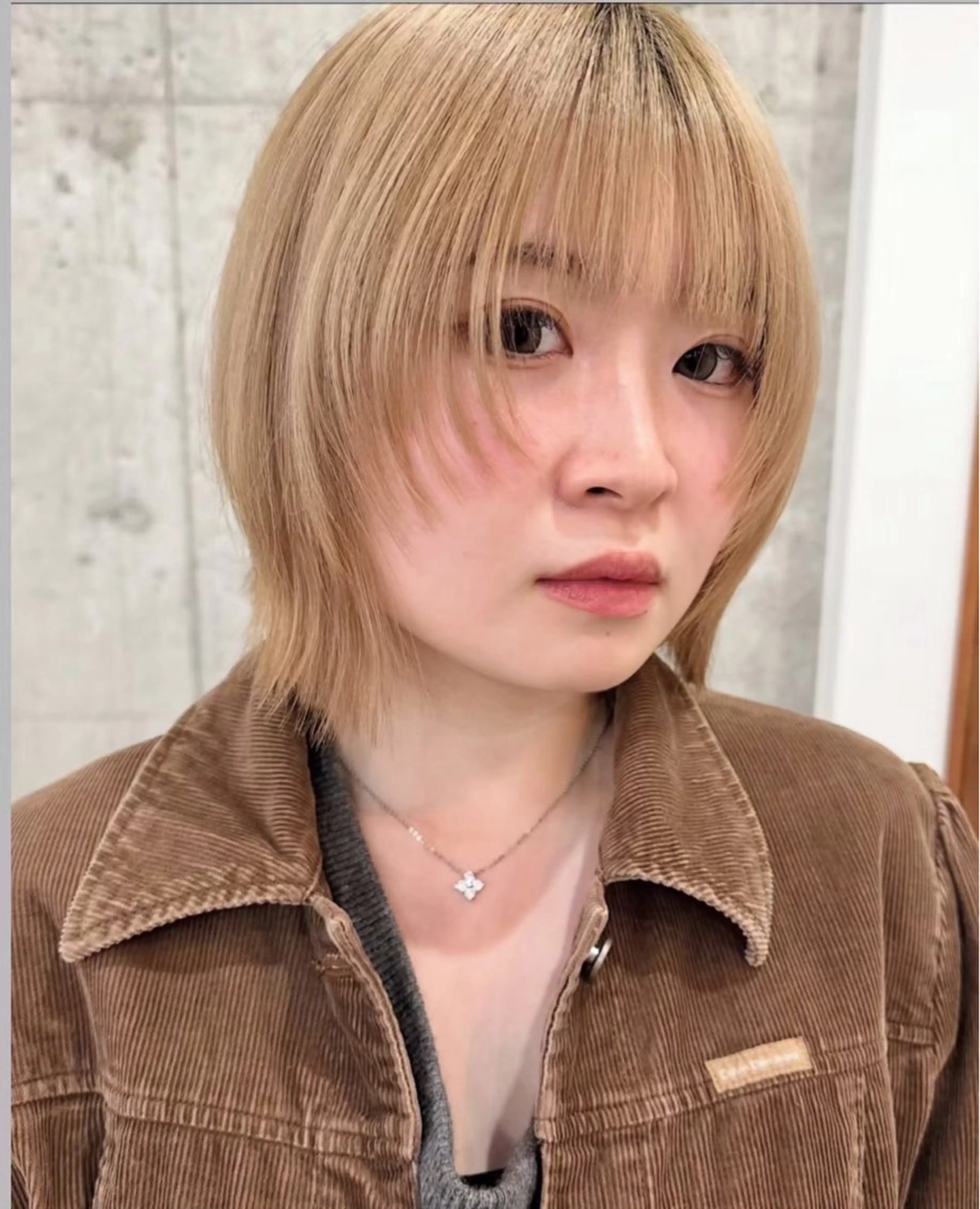 【ウルフボブ】カットモデル様用メニューの写真