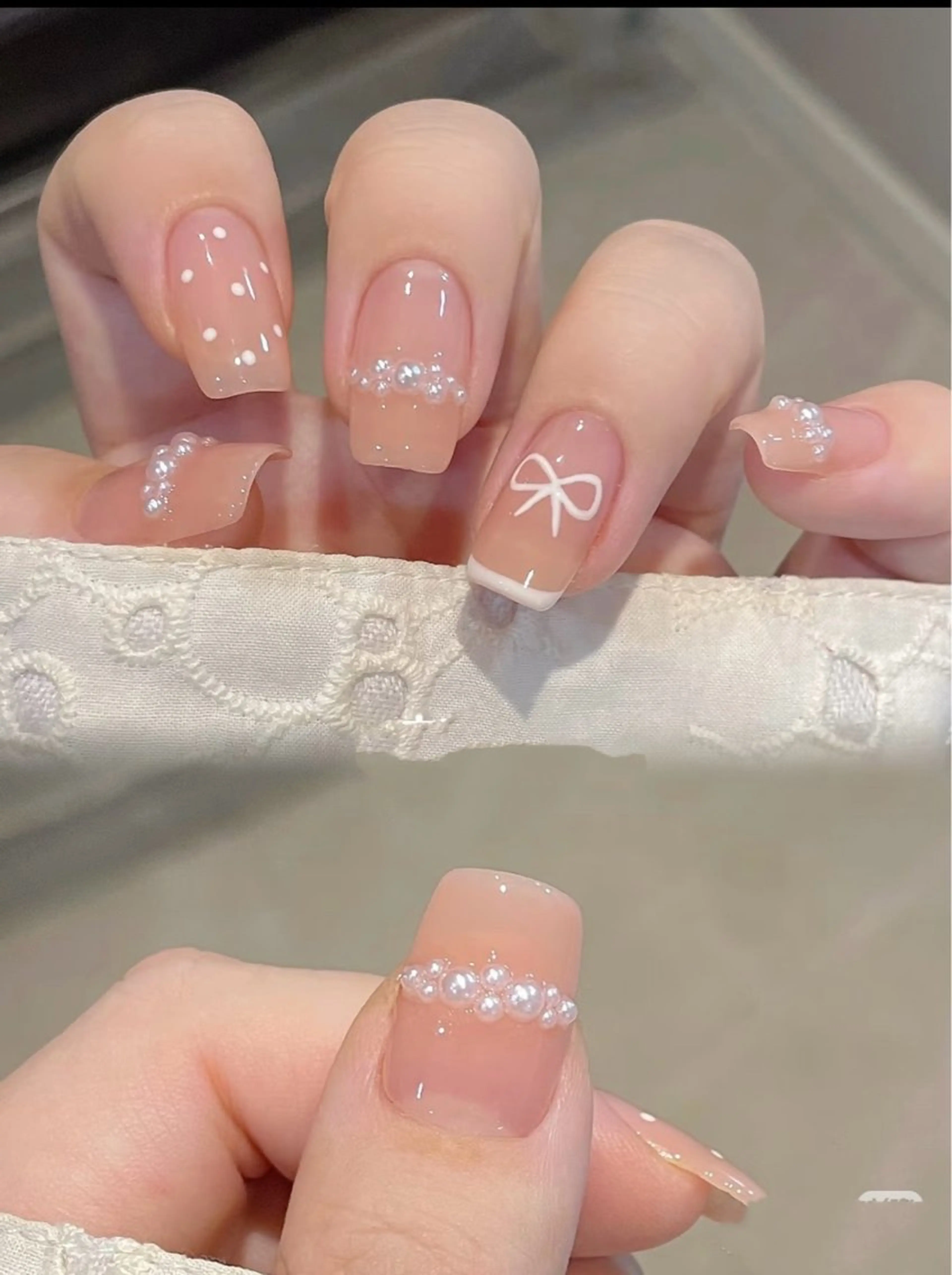 🎀🉐チッブ長さ出し+ 🎀🉐+２個パーツの写真