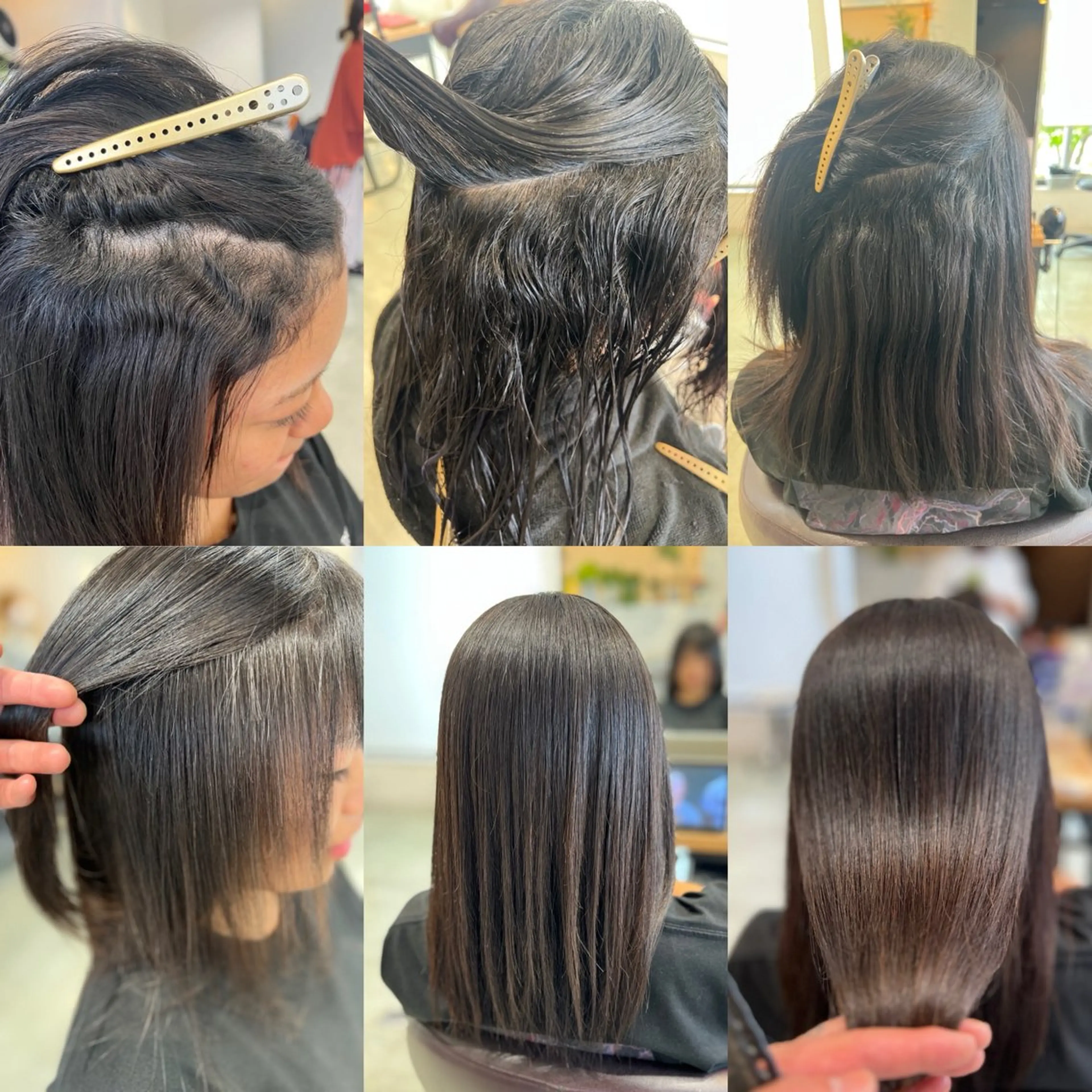 ミディアム パーマ Aile所属・酸性ストレート／カラ ー/山下高明のヘアスタイル