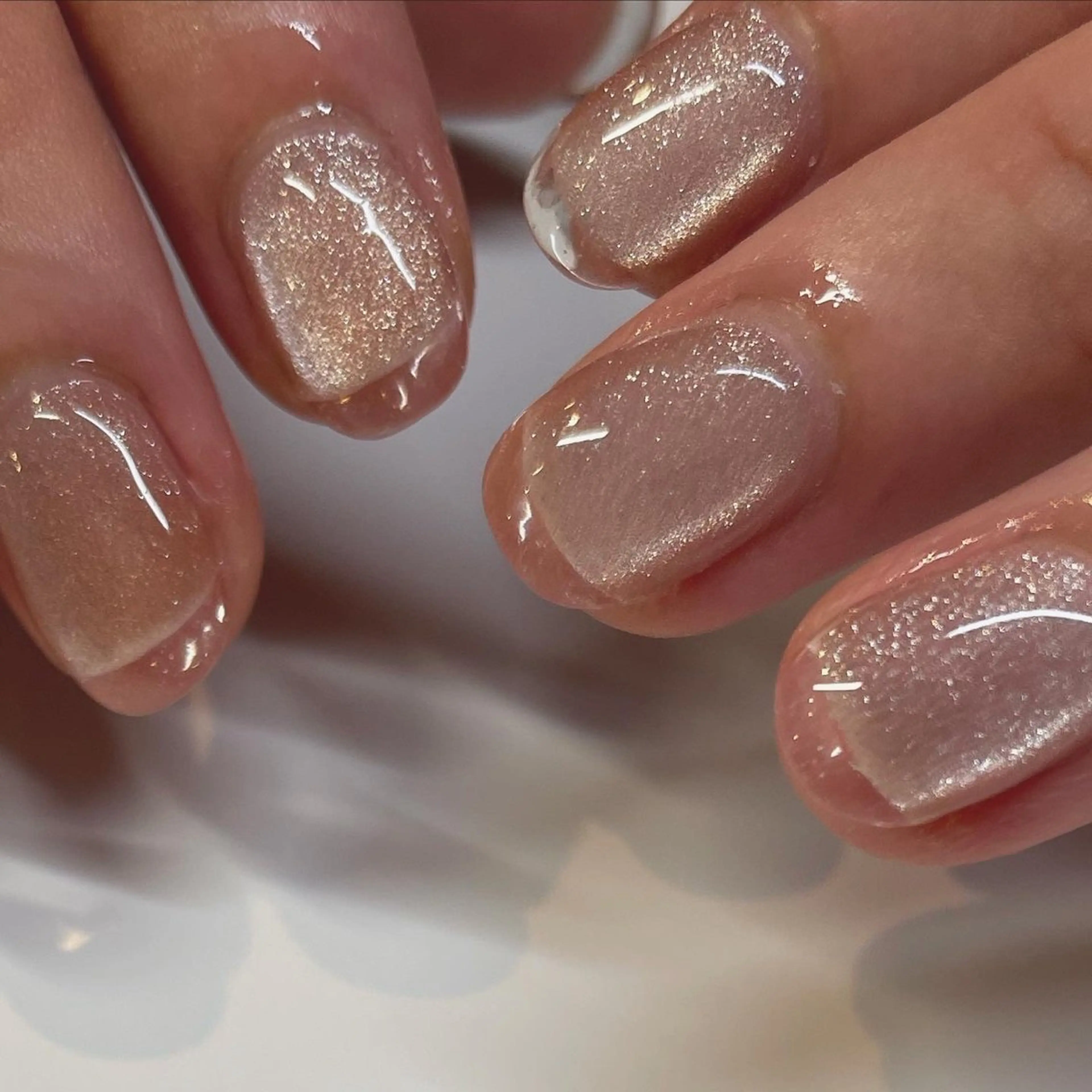 ネイル クリアネイル フレンチネイル Manon Yuiのマツエク・マツパデザイン