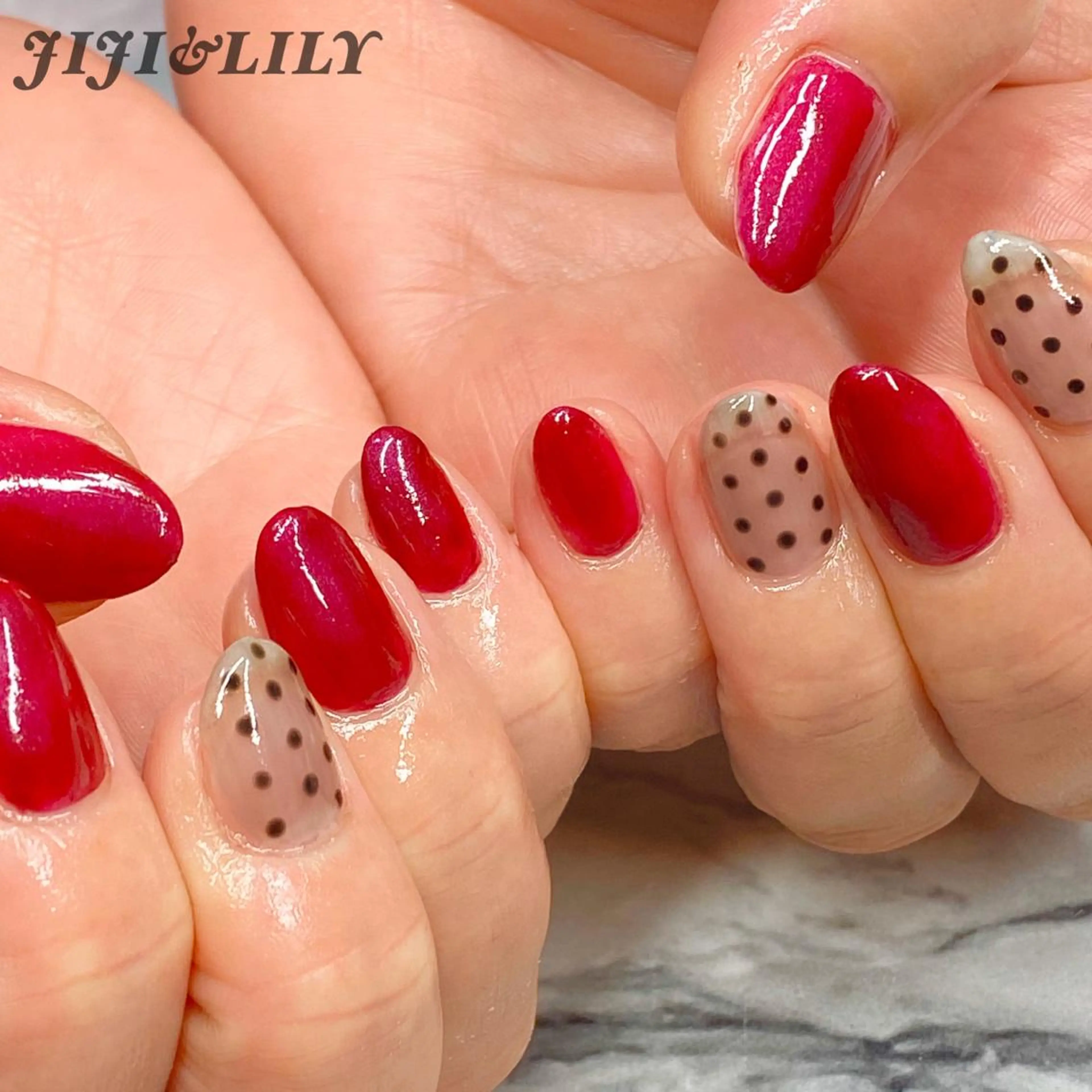 ネイル アートネイル ドット 豊田 圭子のネイルデザイン