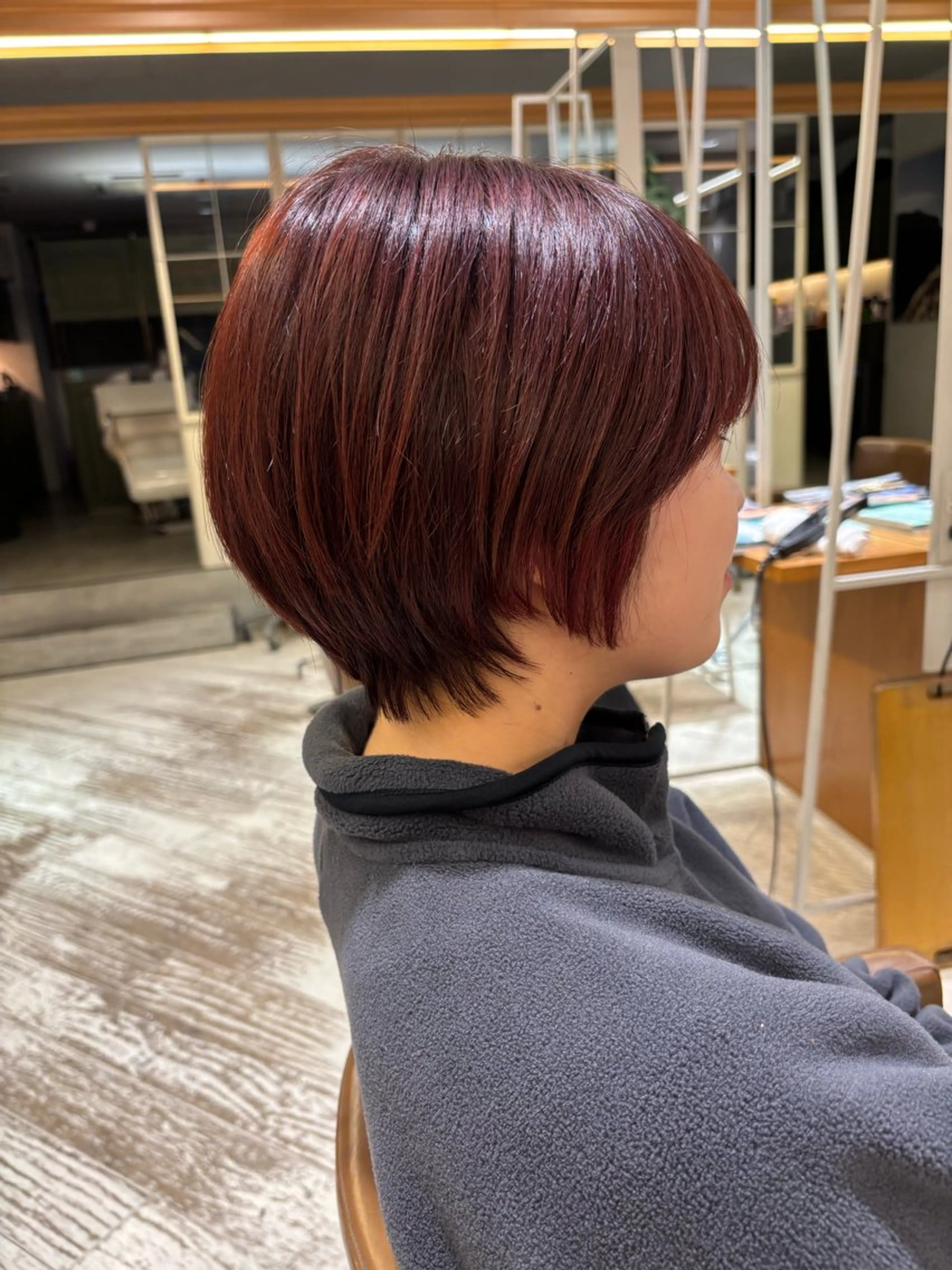 ショート くびれヘア ショートヘア カット ヘアカラー トリートメント CIRCUSbyBEAUTRIUM青山店所属・似合わせカット✂️ 松原 寿花のヘアスタイル