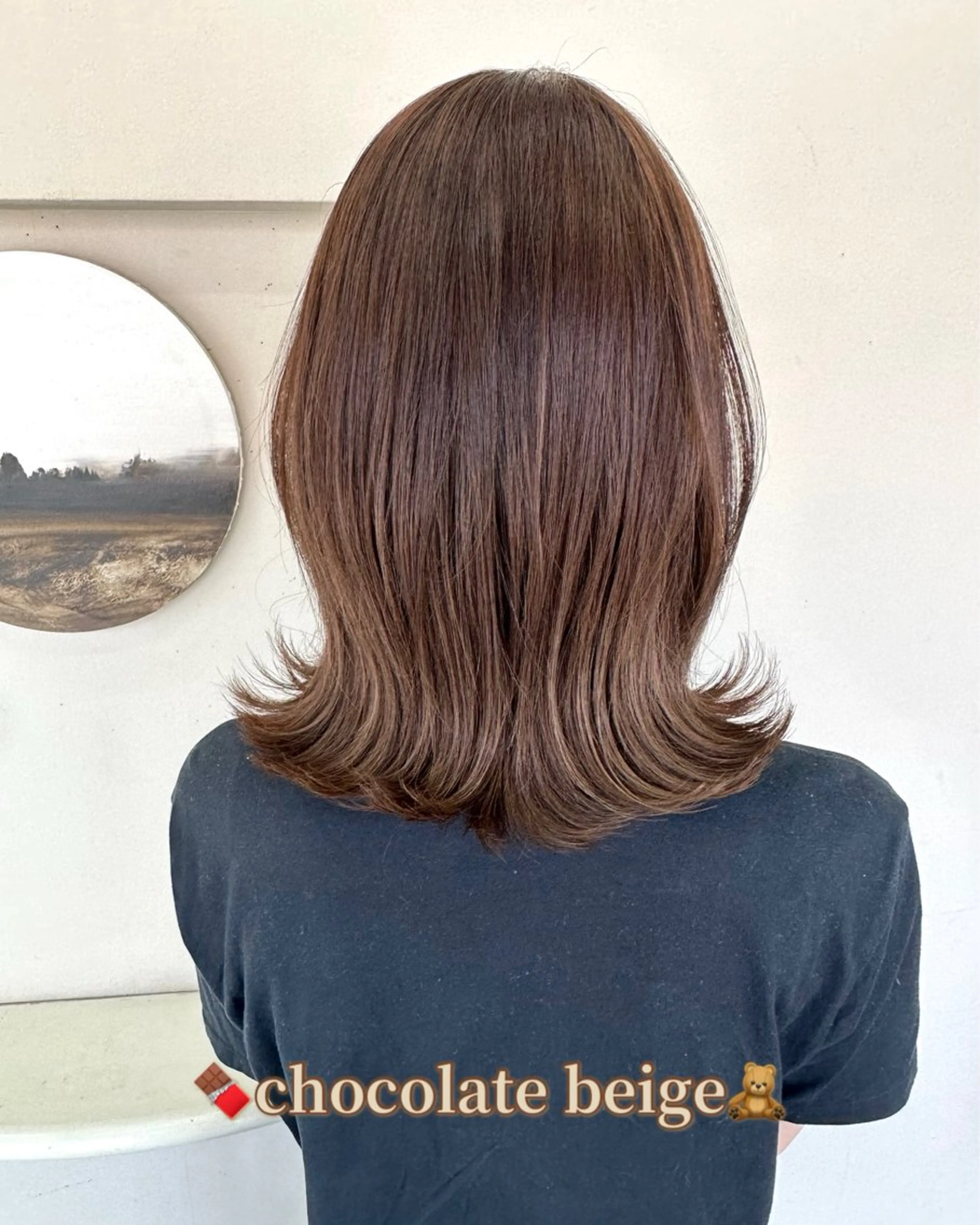 ミディアム カラー ビューティー　クララ所属・🌈miu miu hair✂️💕のヘアスタイル