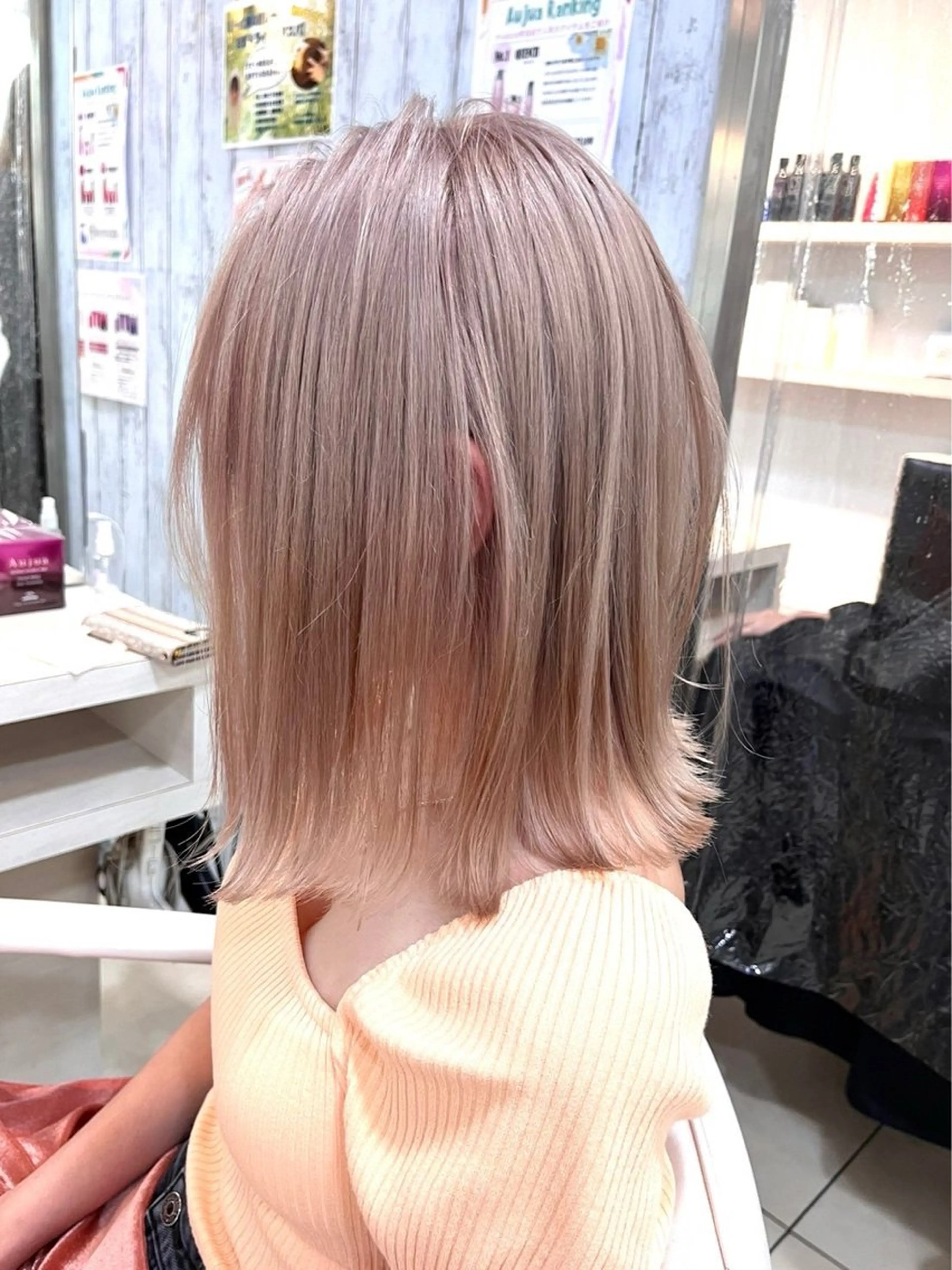 ミディアム カラー 🌻髪質改善カラー 🌻Yunaのヘアスタイル